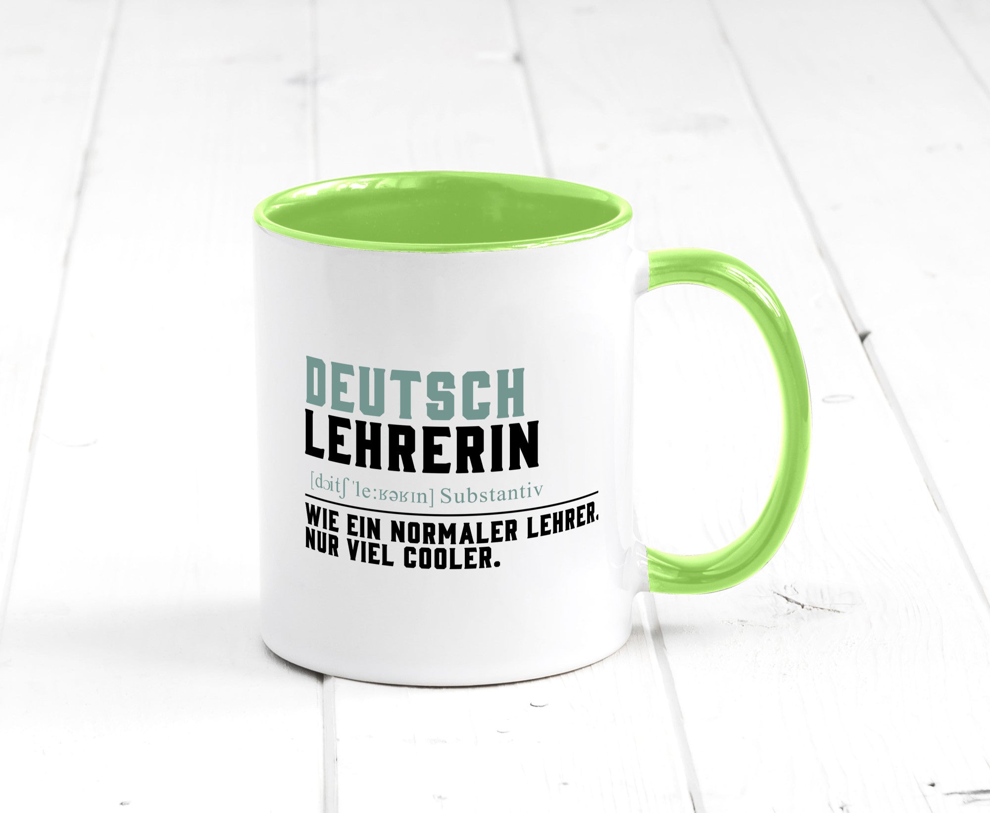 Deutschlehrerin | Lehrerin Unterricht Lieblinglehrerin Geschenkidee Humor Tasse