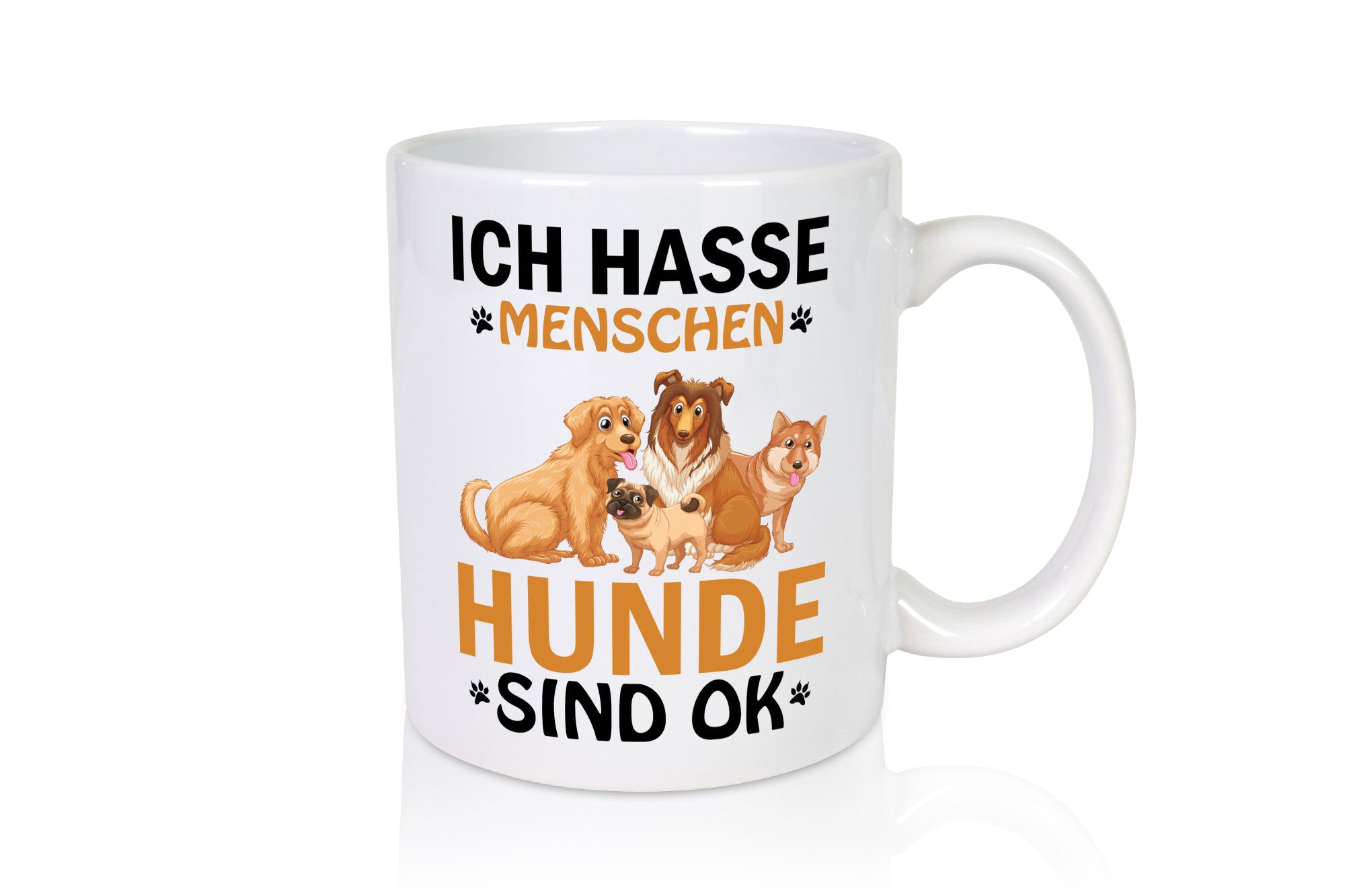 Ich liebe Hunde Geschenkidee Tierliebhaber Humor Tasse