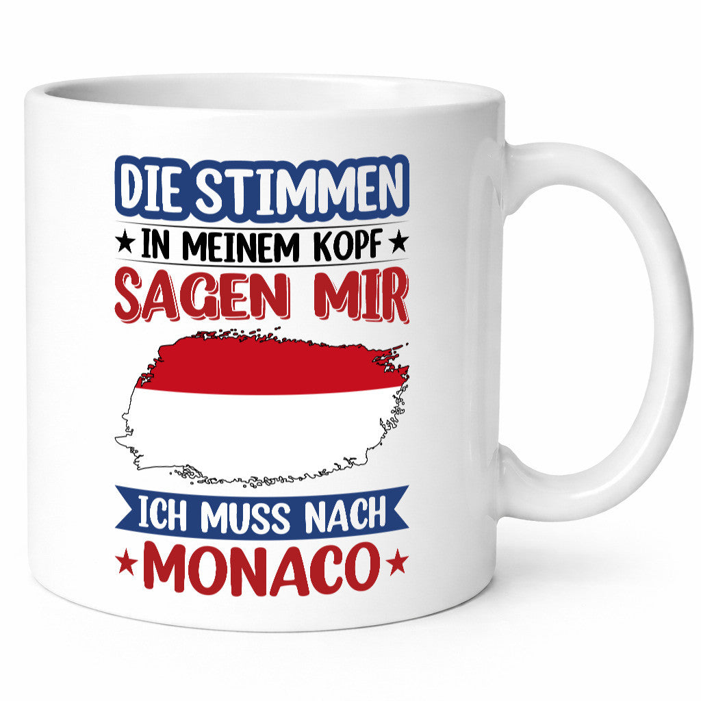 Monaco | Urlaub Stimmen in meinem Kopf Traumland Geschenk Humor Geschenkidee