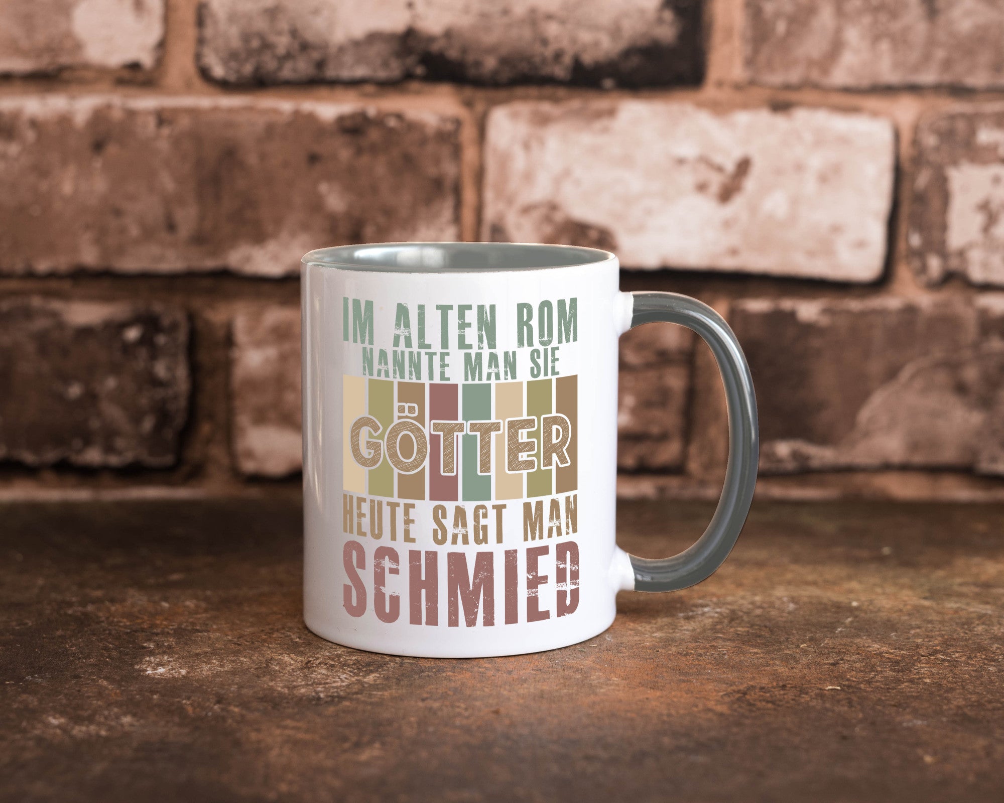 Heute sagt man: Schmied | schmieden lustig Humor Geschenkidee Geschenk Tasse