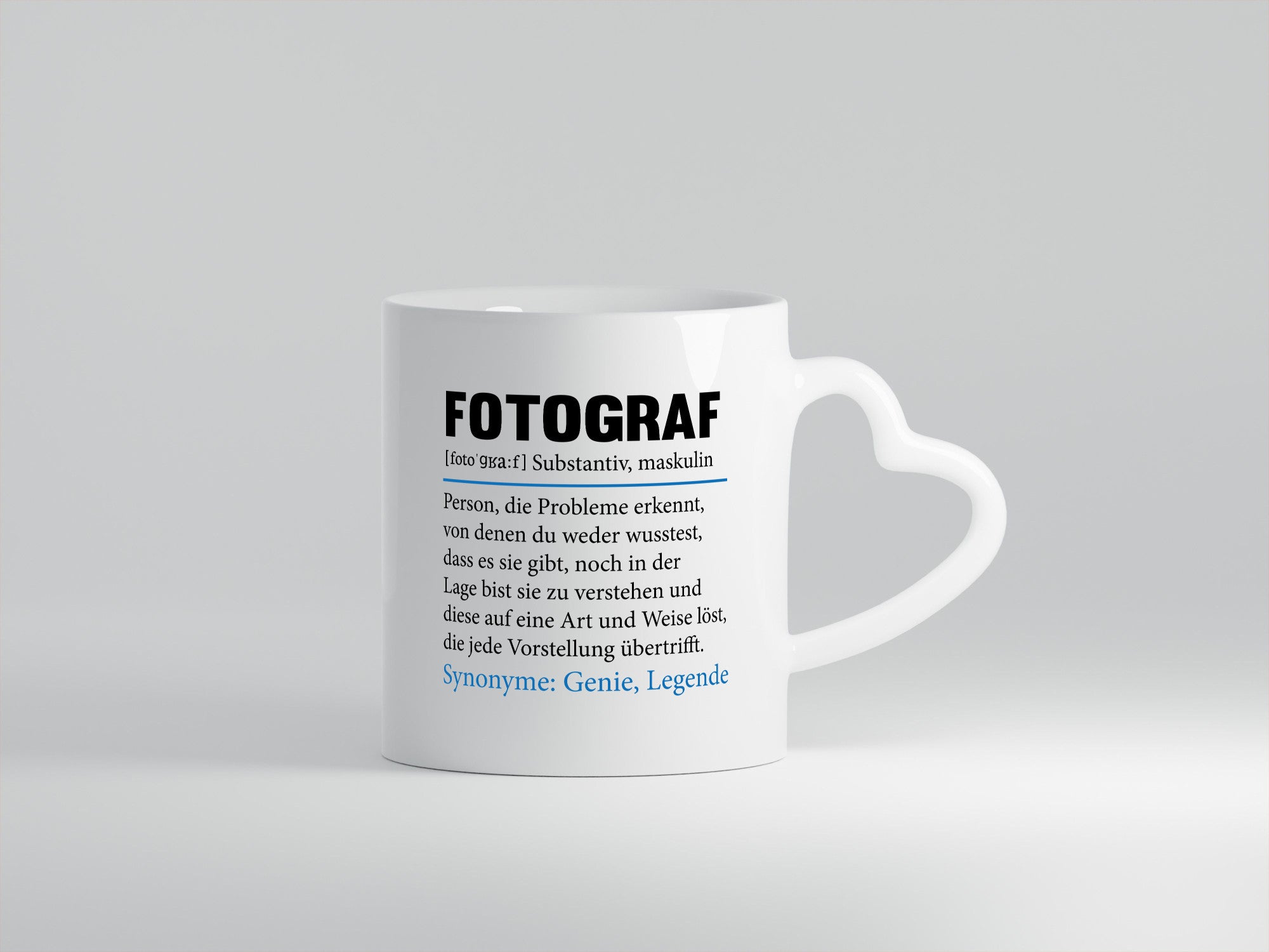 Fotograf | Beruf Fotografie Kamera Geschenkidee Arbeit Kollegen Büro Humor Tasse