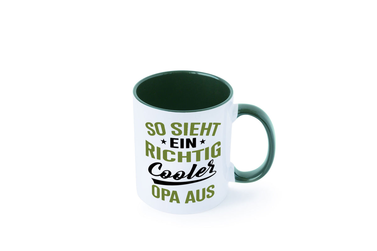 So sieht ein richtig Cooler Opa aus | Großvater Geschenkidee Familie Humor Tasse