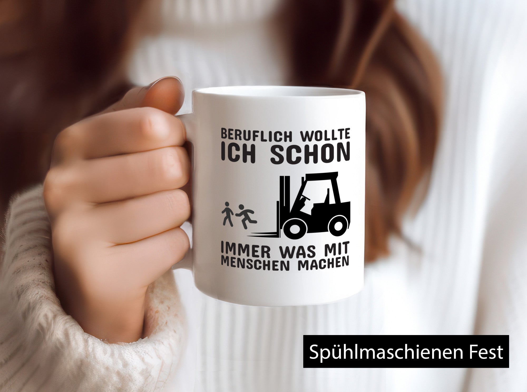 Staplerfahrer Humor | Gabelstapler Tasse Lagerist Geschenkidee