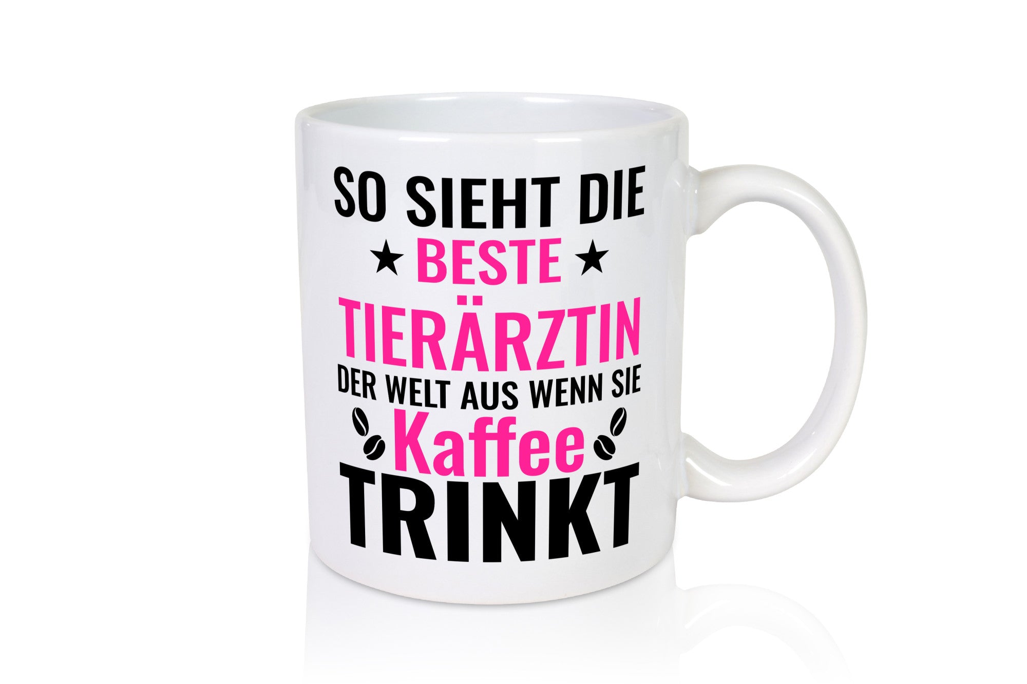 Kaffee trinkt: Tierärztin | Mediziner Tiermedizin lustig Tierliebhaber Humor