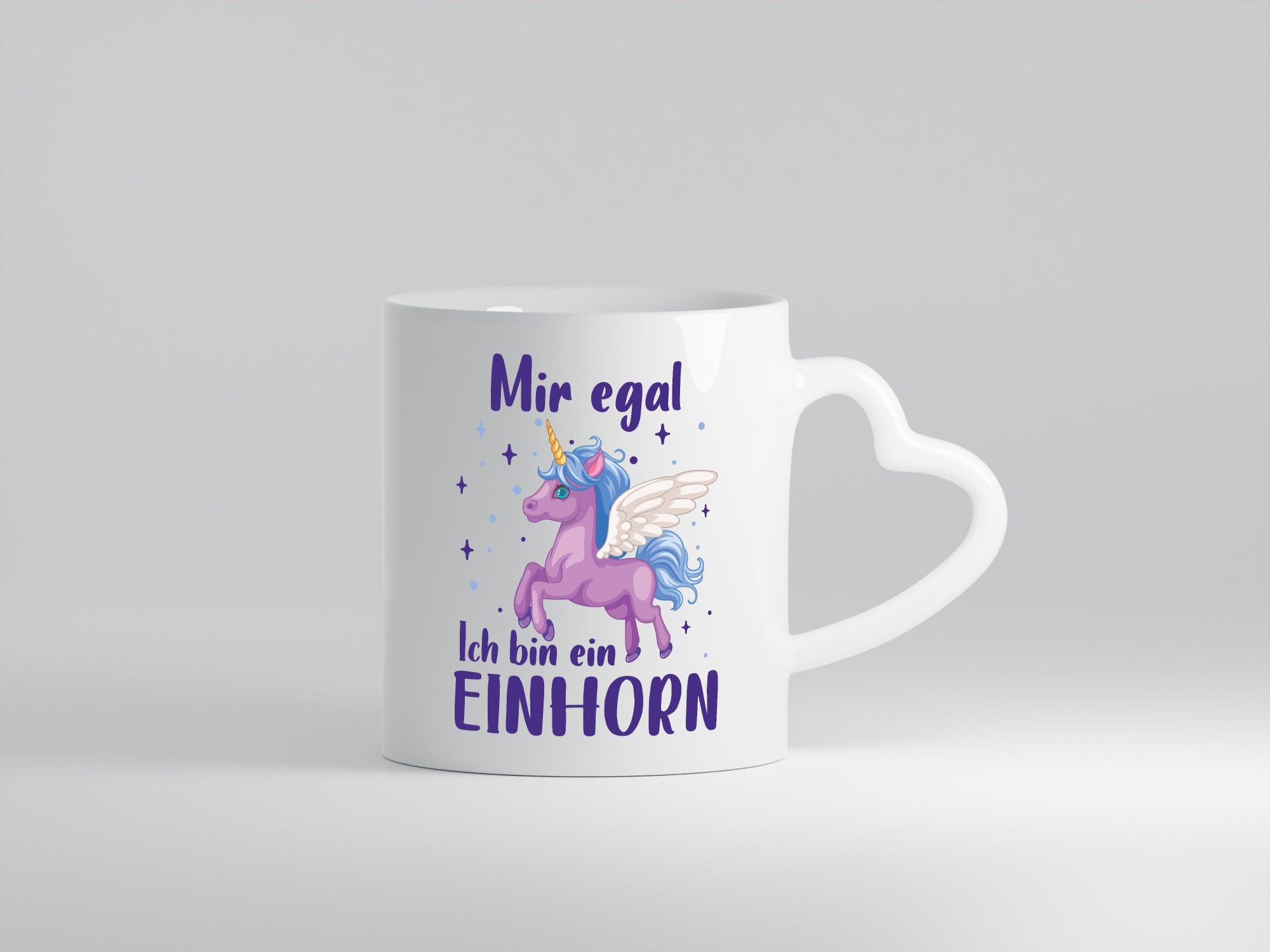 Mir egal, ich bin ein Einhorn | lustig Humor Geschenkidee Geschenk Tasse