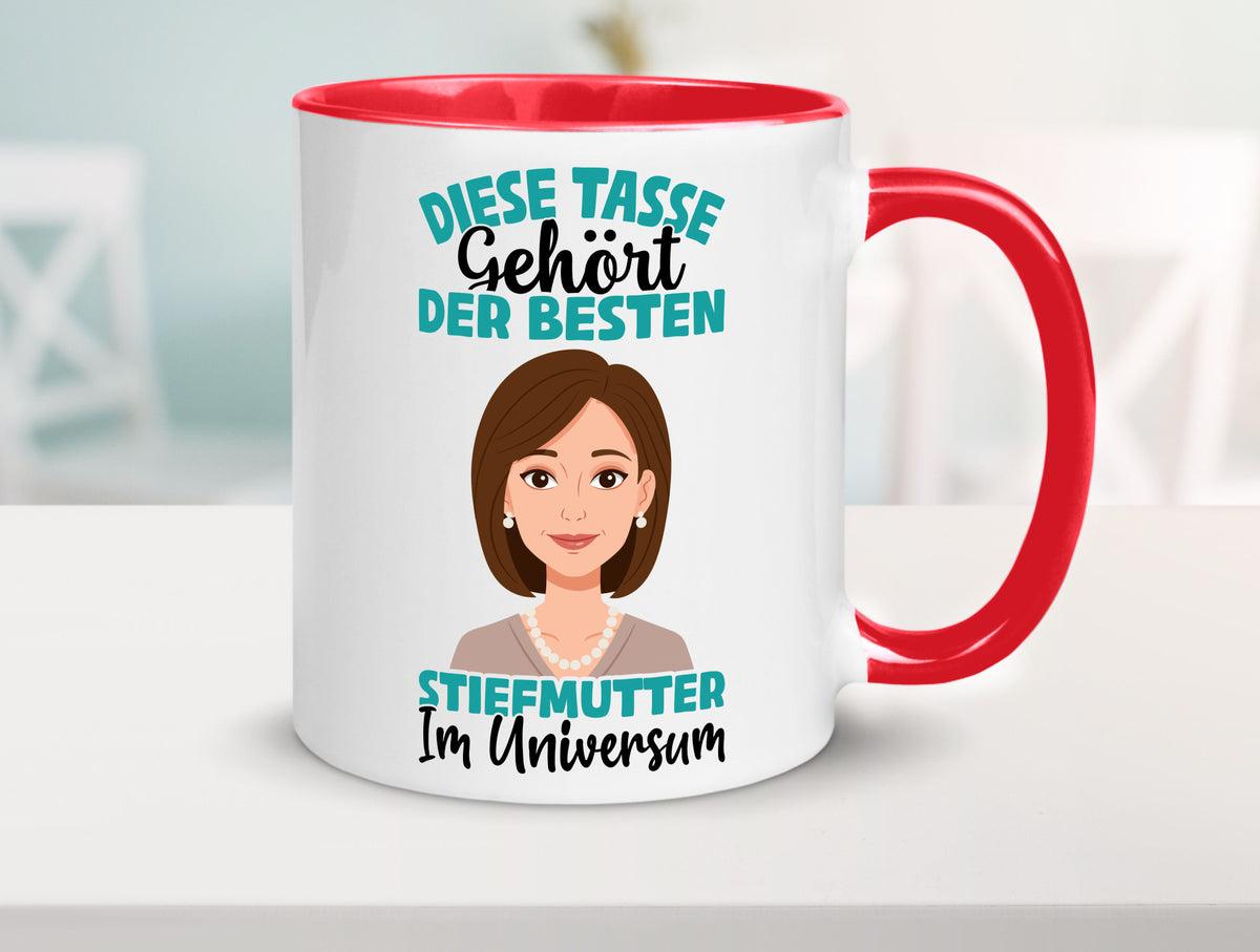 Im Universum: Stiefmutter | Stieftochter Beste Geschenk Familie Geschenkidee Tasse