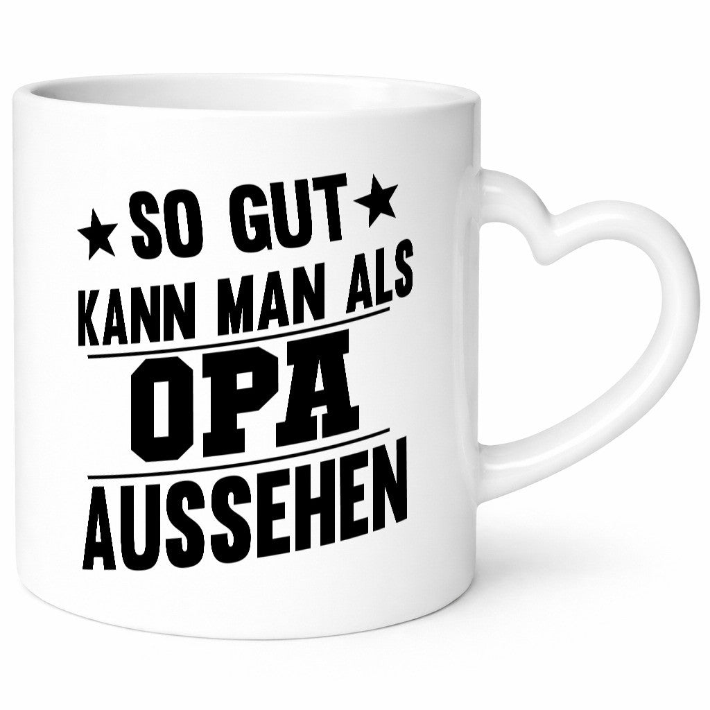 Als Opa gut aussehen | Sterne Humor Familie Geschenkidee Tasse