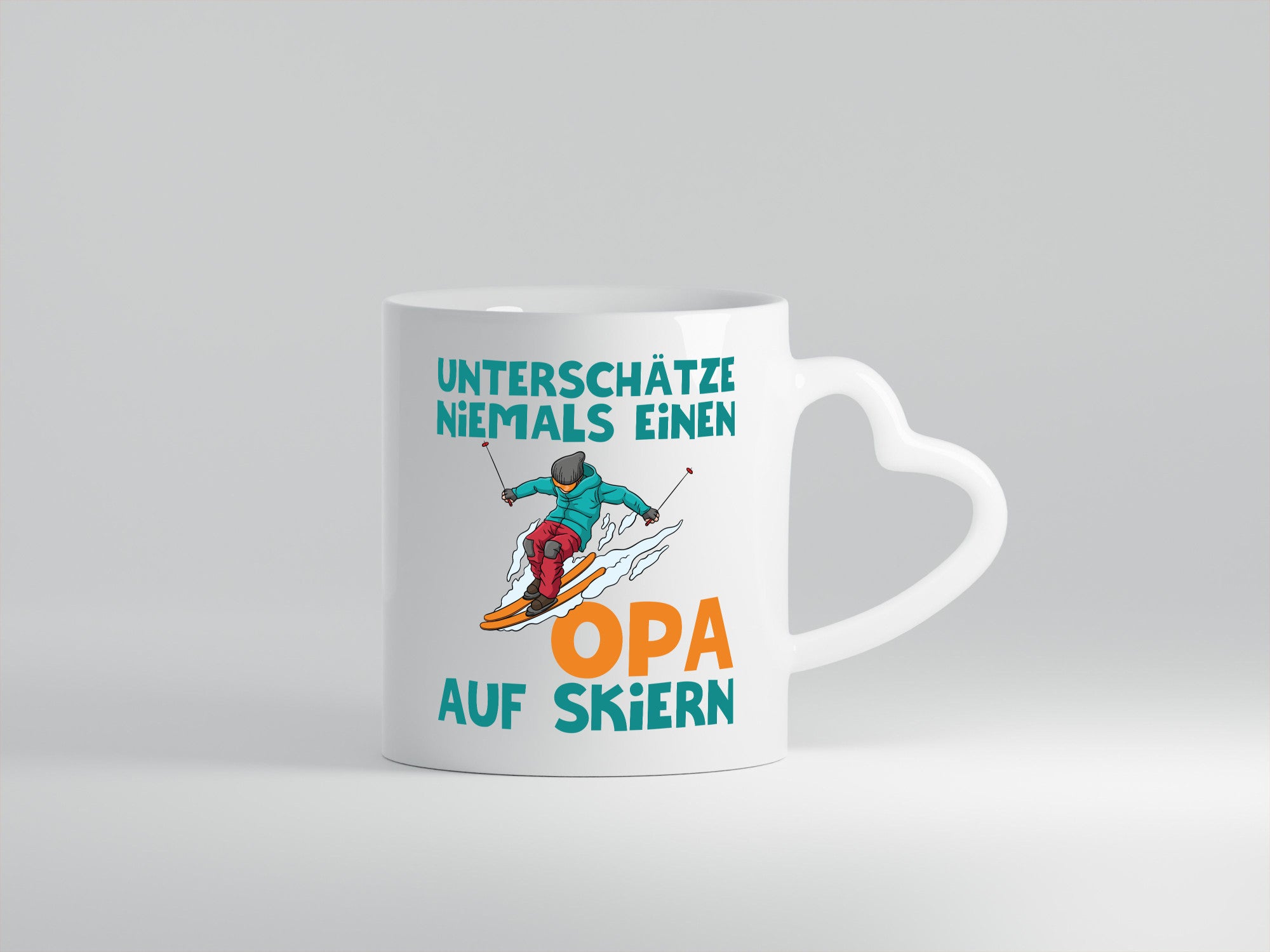 Never Underestimate an Old Man on Skis | Skier Snow Gift Family
