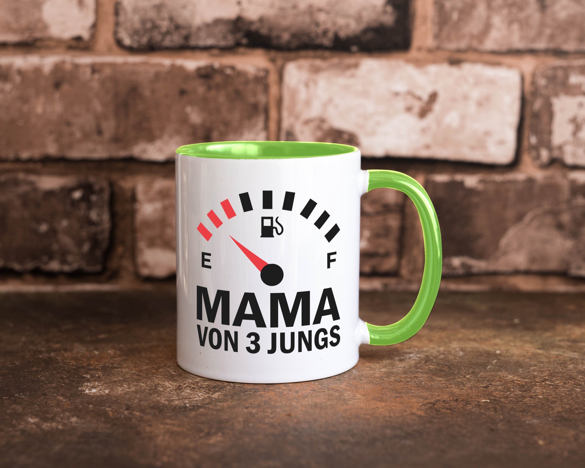 Mama von 3 Jungs | Muttertag Geschwister lustiger Spruch Geschenk Familie