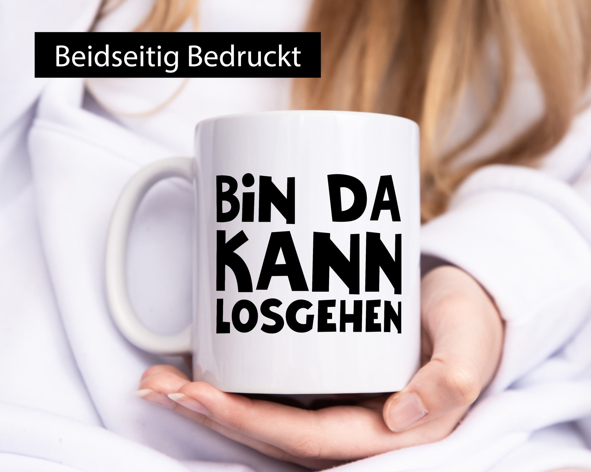 Bin da kann losgehen | Lass uns los Geschenk Humor Geschenkidee lustiger Spruch