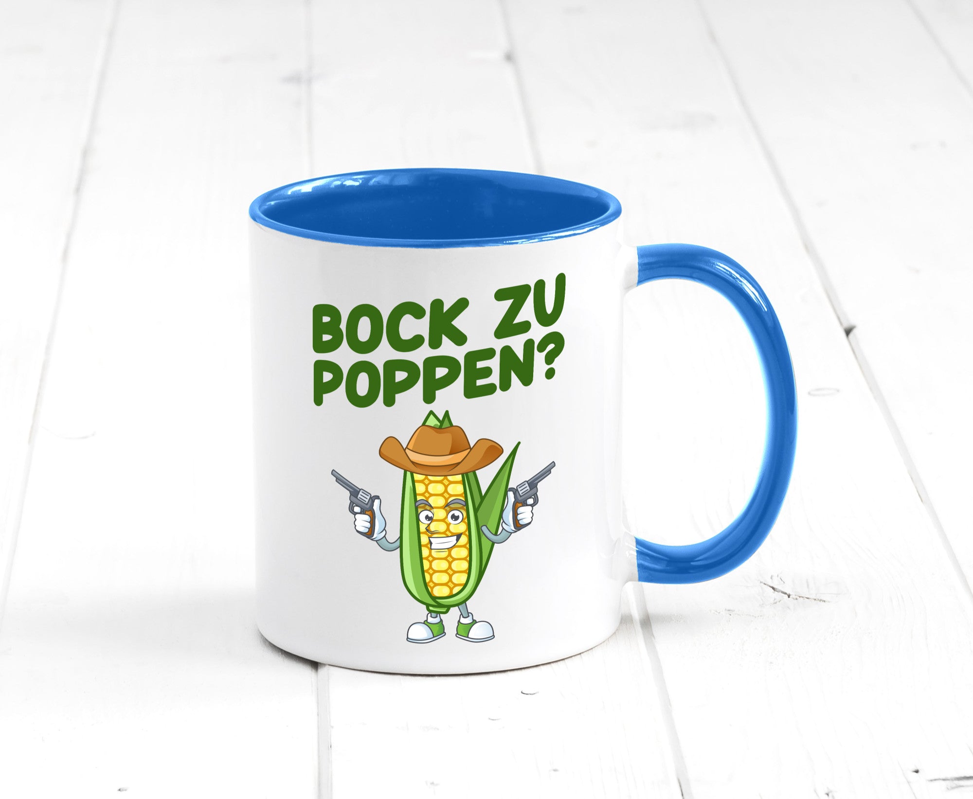 Bock auf Poppen | Mais Lustig Geschenk Humor Geschenkidee lustiger Spruch Tasse