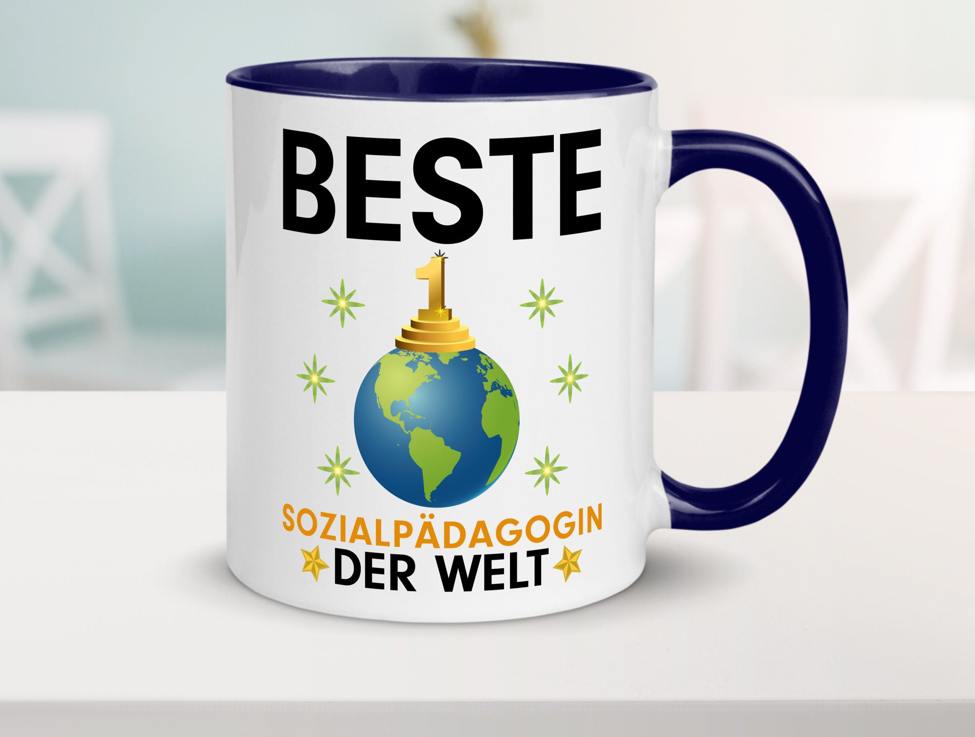 Welt Beste Sozialpädagogin | Humor Pädagogin Geschenkidee Tasse