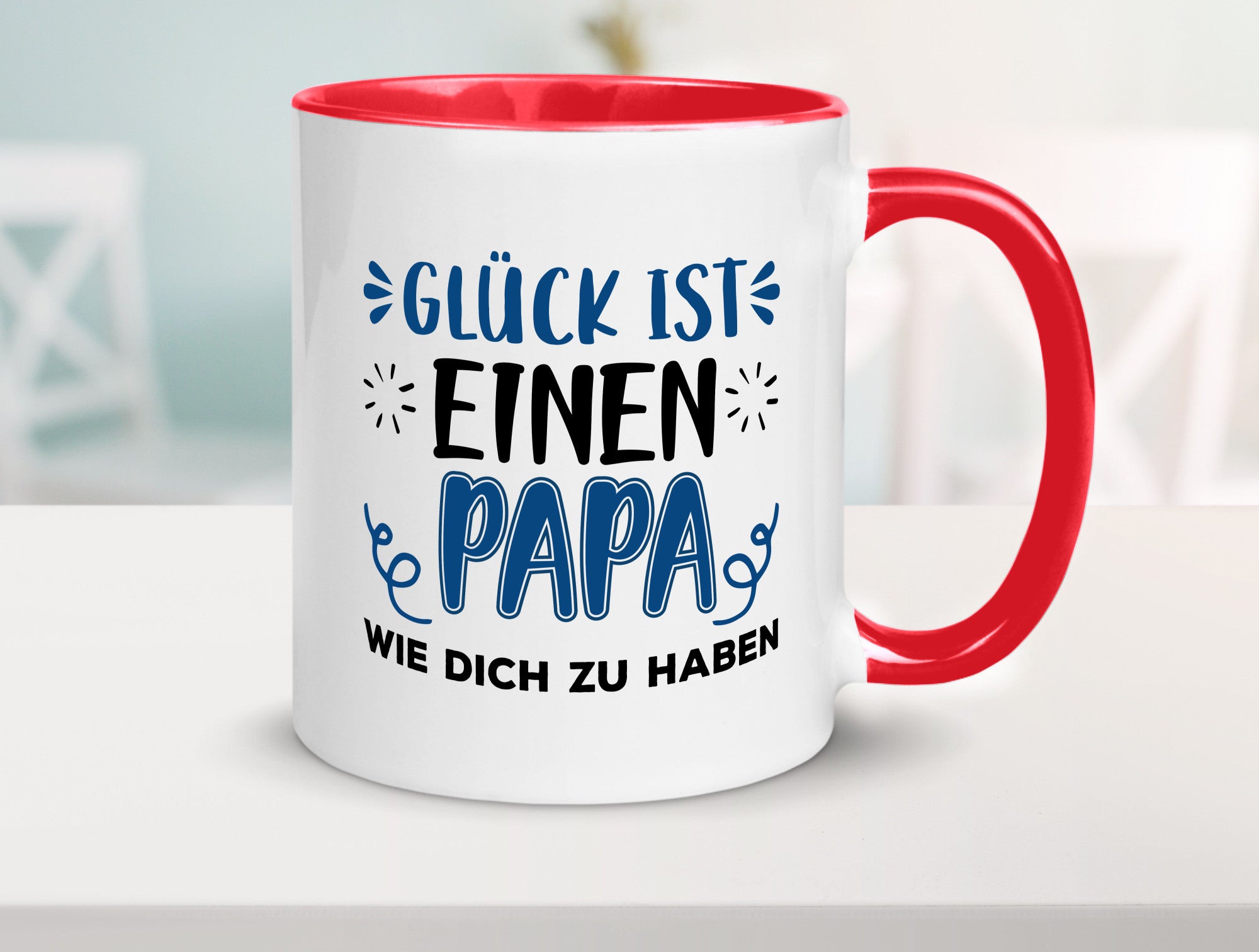 Einen Papa wie dich | Vater Tasse Vatertag Glück Geschenk Familie Geschenkidee