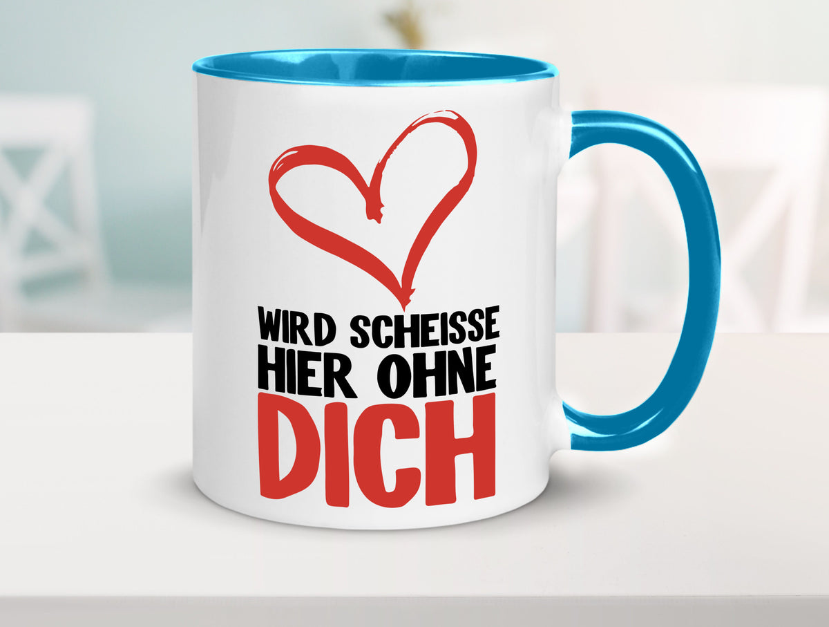 Wird Scheisse Geschenk Humor Geschenkidee lustiger Spruch Tasse