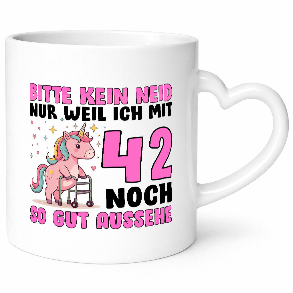 42. Geburtstag | 42 Jahre Mit noch so gut aussehen lustiger Spruch Geschenk