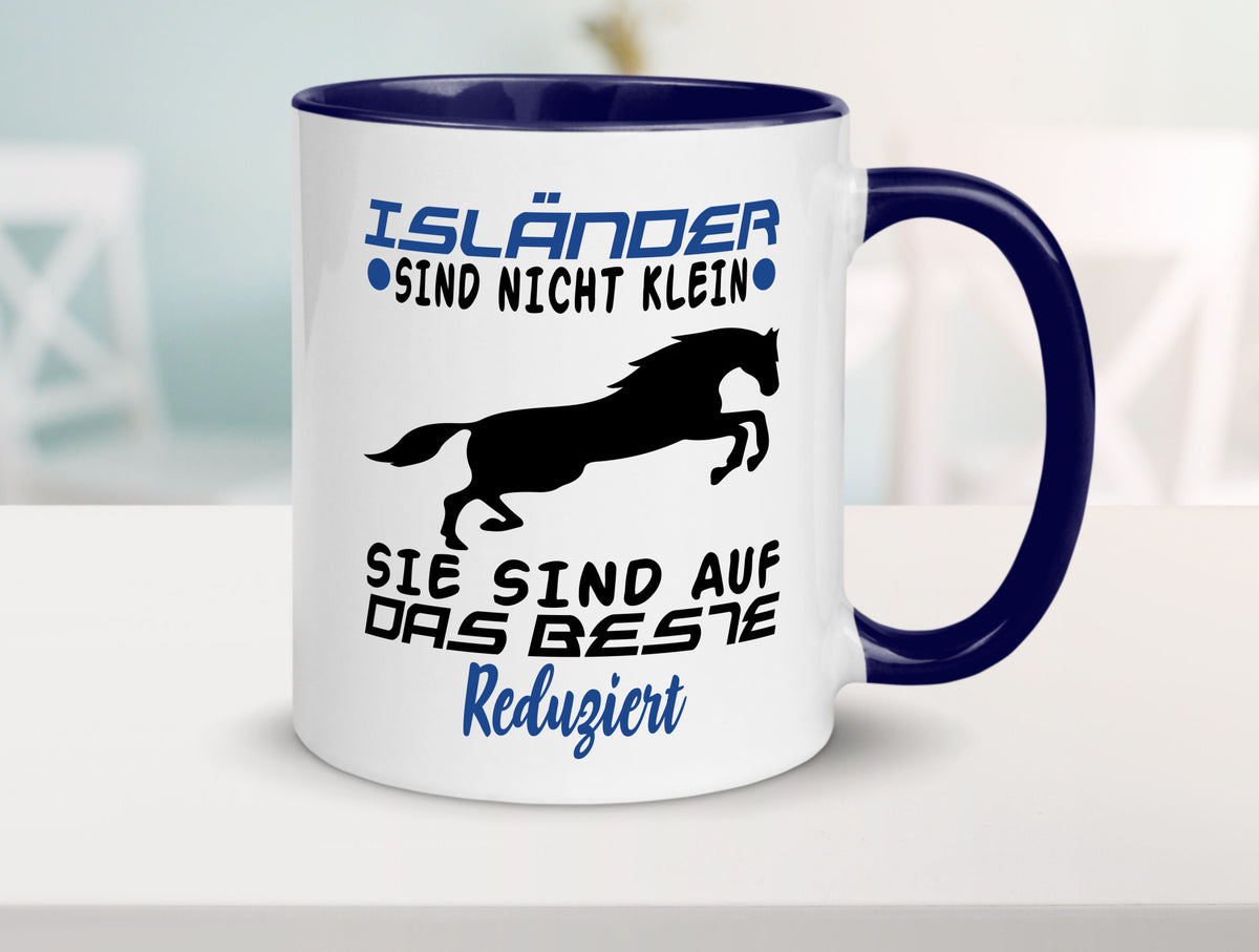 Isländer sind nicht klein | Auf das beste reduziert Geschenk Humor Geschenkidee Tasse