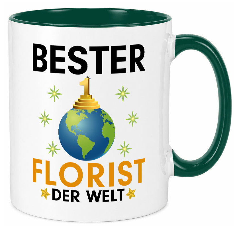 Welt Bester Florist | Blumen Verkäufer Humor Geschenkidee Tasse