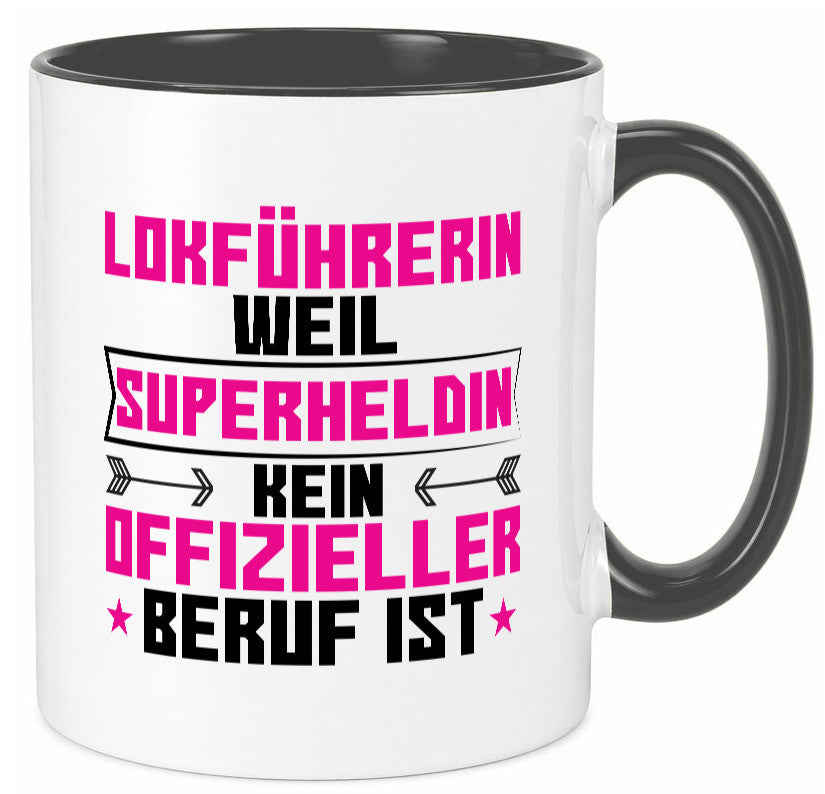 Superheldin Lokführerin | Zug Beruf Geschenk Arbeit Kollegen Büro lustiger