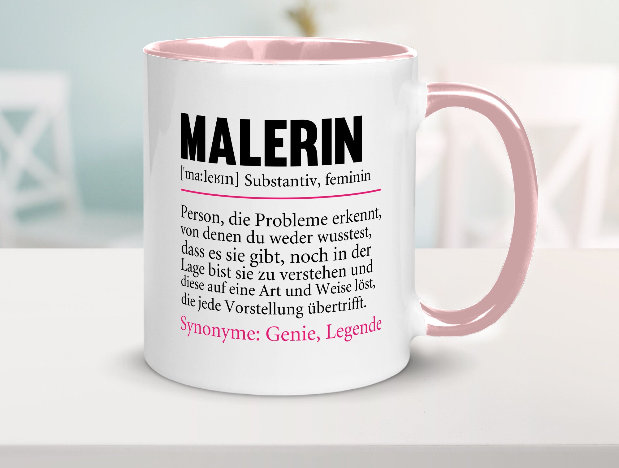Malerin | Spruch Beruf lustig Malerinnen Humor Arbeit Kollegen Büro