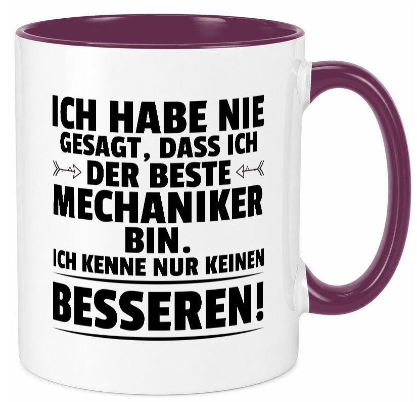 Der Beste Mechaniker | KFZ Werkstatt Geschenkidee Humor Tasse