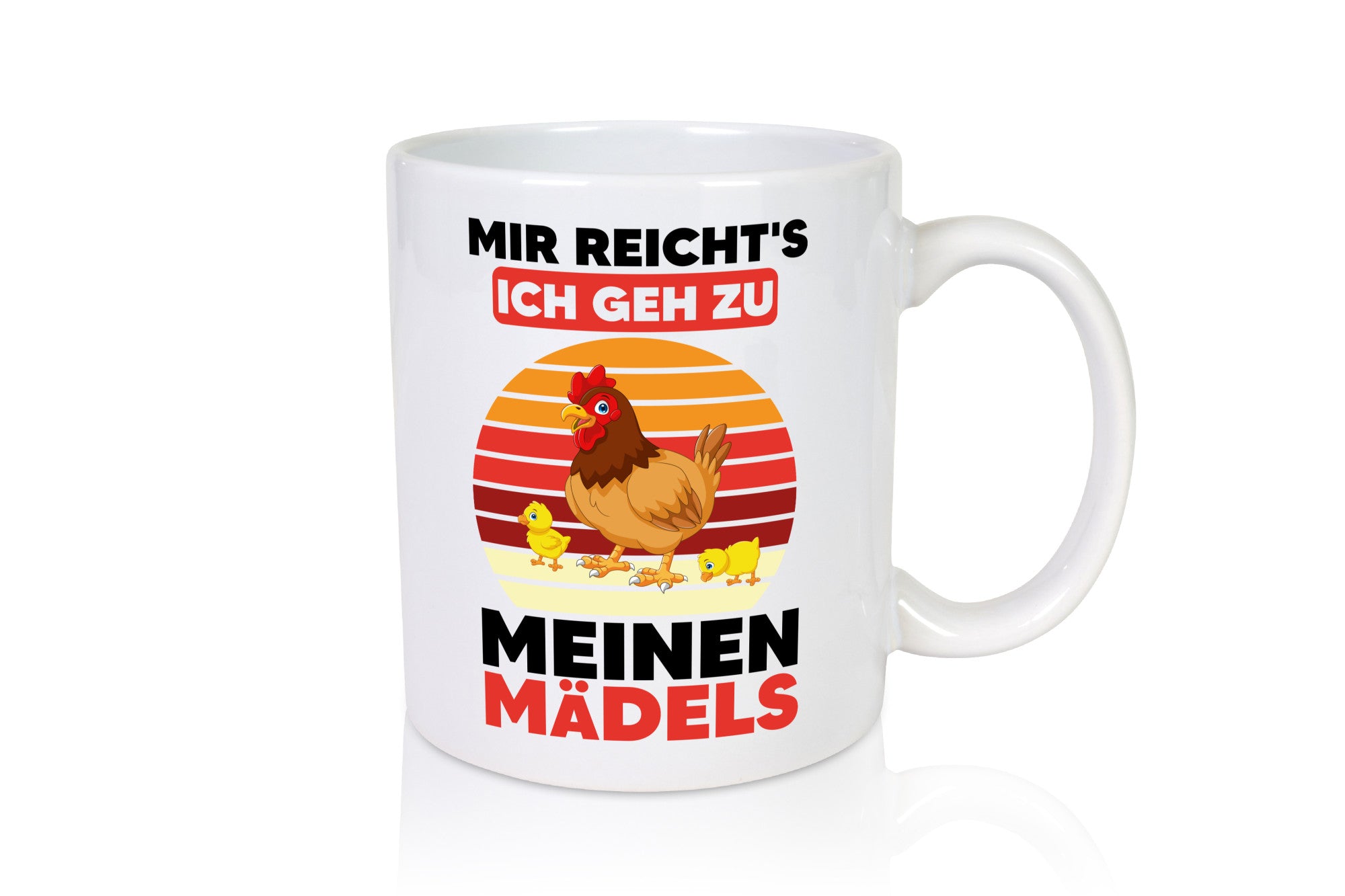 Ich geh zu meinen Mädels | Hühner Retro Vintage Landwirt Geschenk Humor