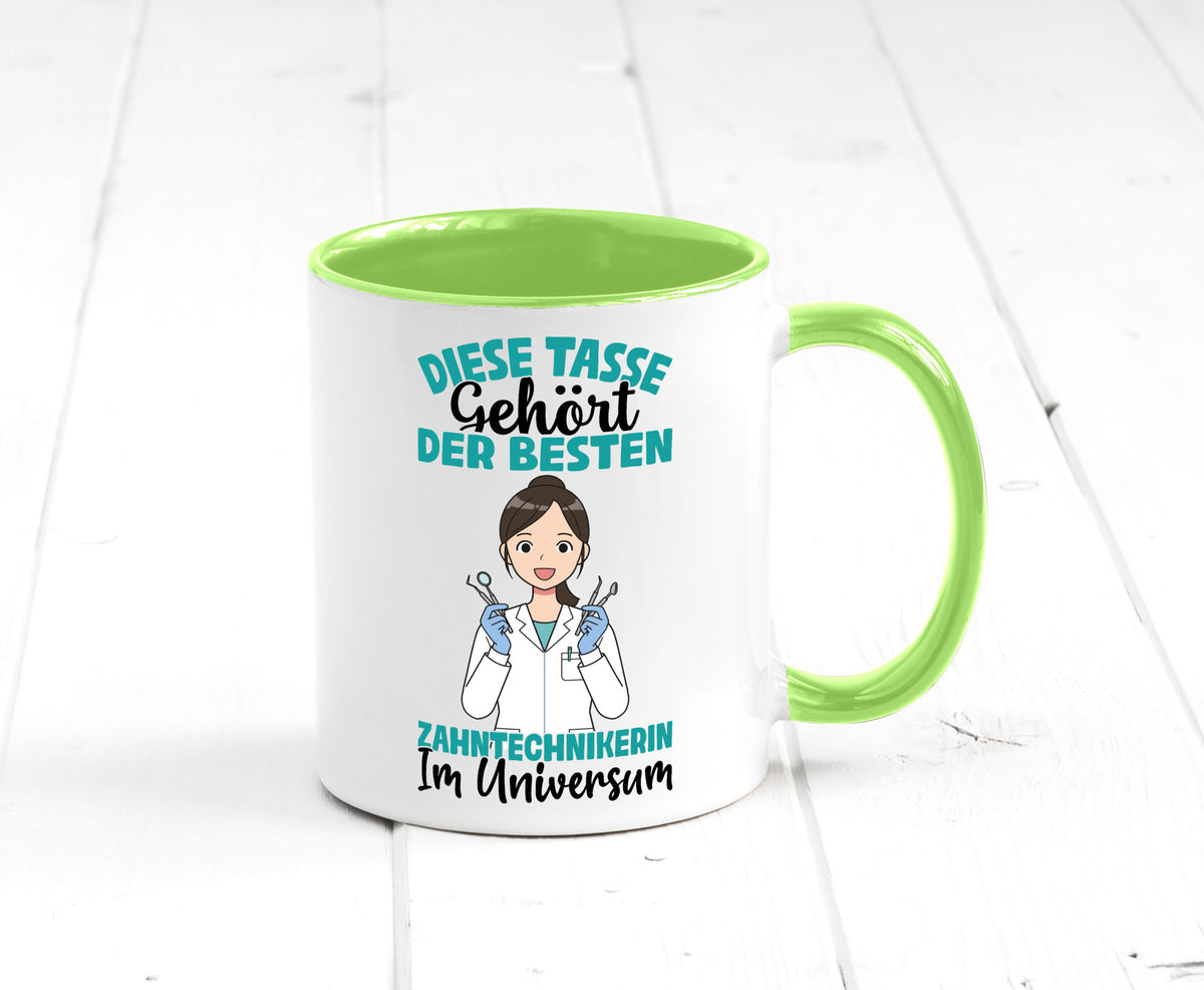 Im Universum: Zahntechnikerin | Zahnmedizin Humor Geschenkidee Tasse