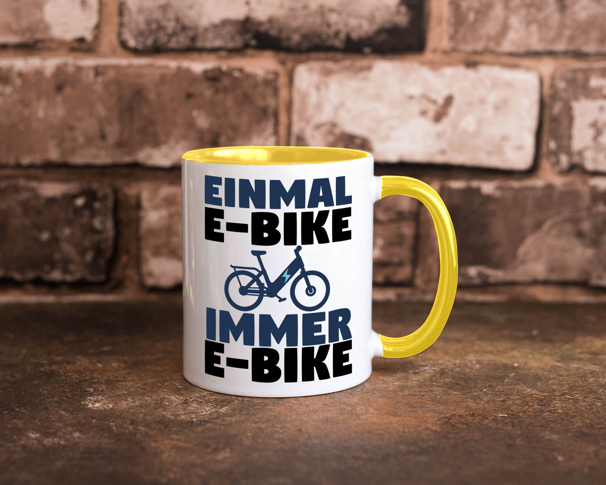 E-Bike Fahrer | Radfahrer Tasse Fahrrad Elektrorad lustiger Spruch Geschenk