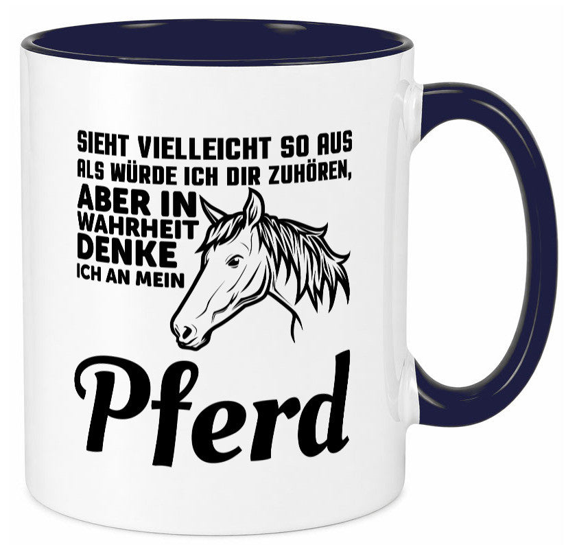 Pferde Spruch | Reiterin Tasse Pferdesport Reiten Humor Geschenkidee