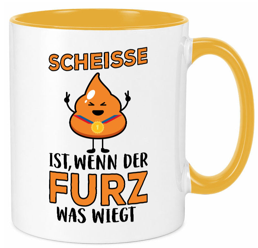Scheisse ist lustiger Spruch Geschenk Humor Geschenkidee Tasse