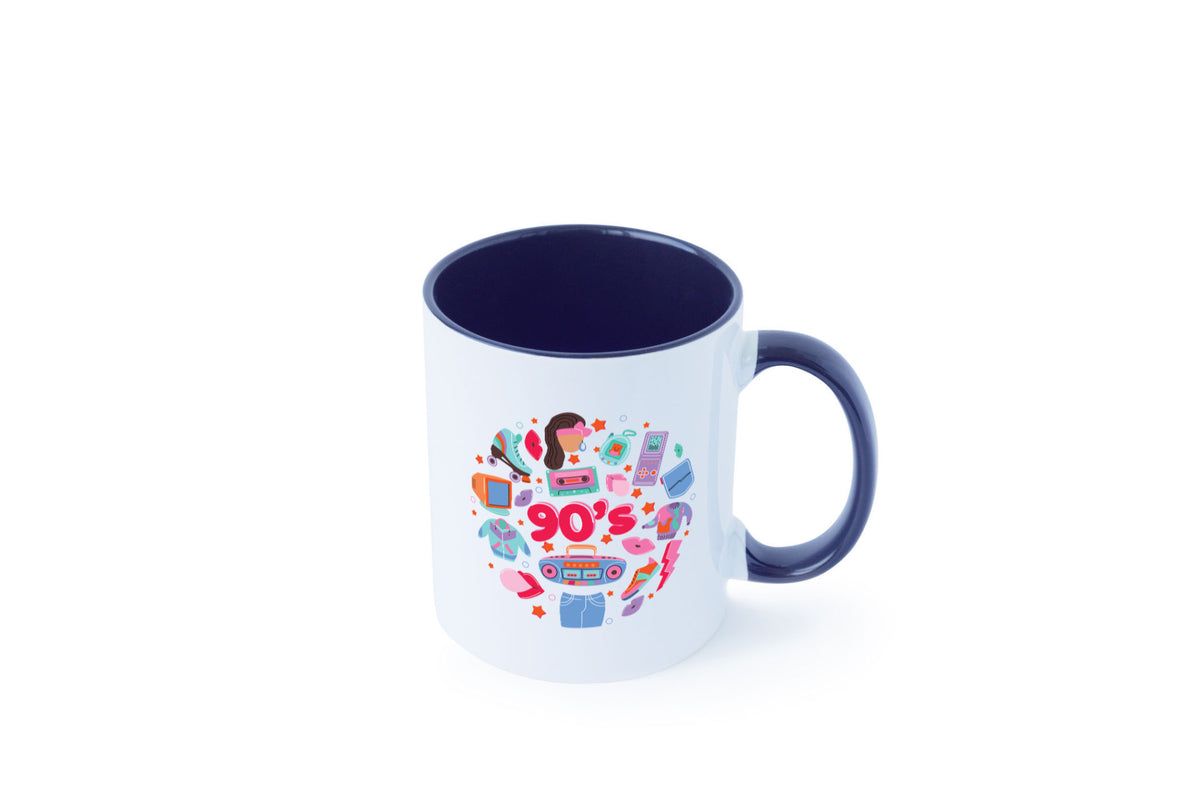 90er Jahre | Alte Zeit Nostalgie Humor Geschenkidee Tasse
