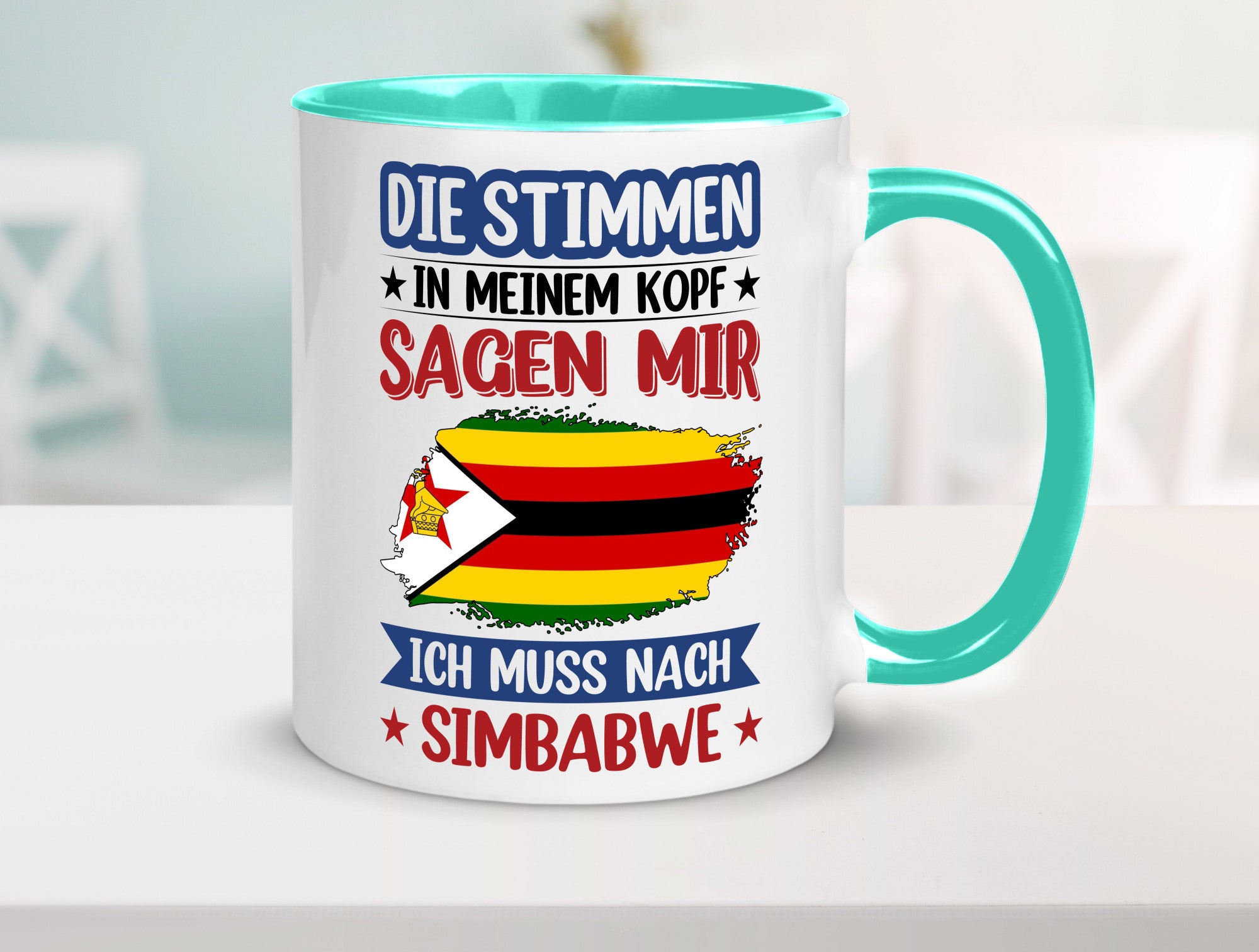 Simbabwe | Urlaub Stimmen in meinem Kopf Traumland v2 Geschenk Humor