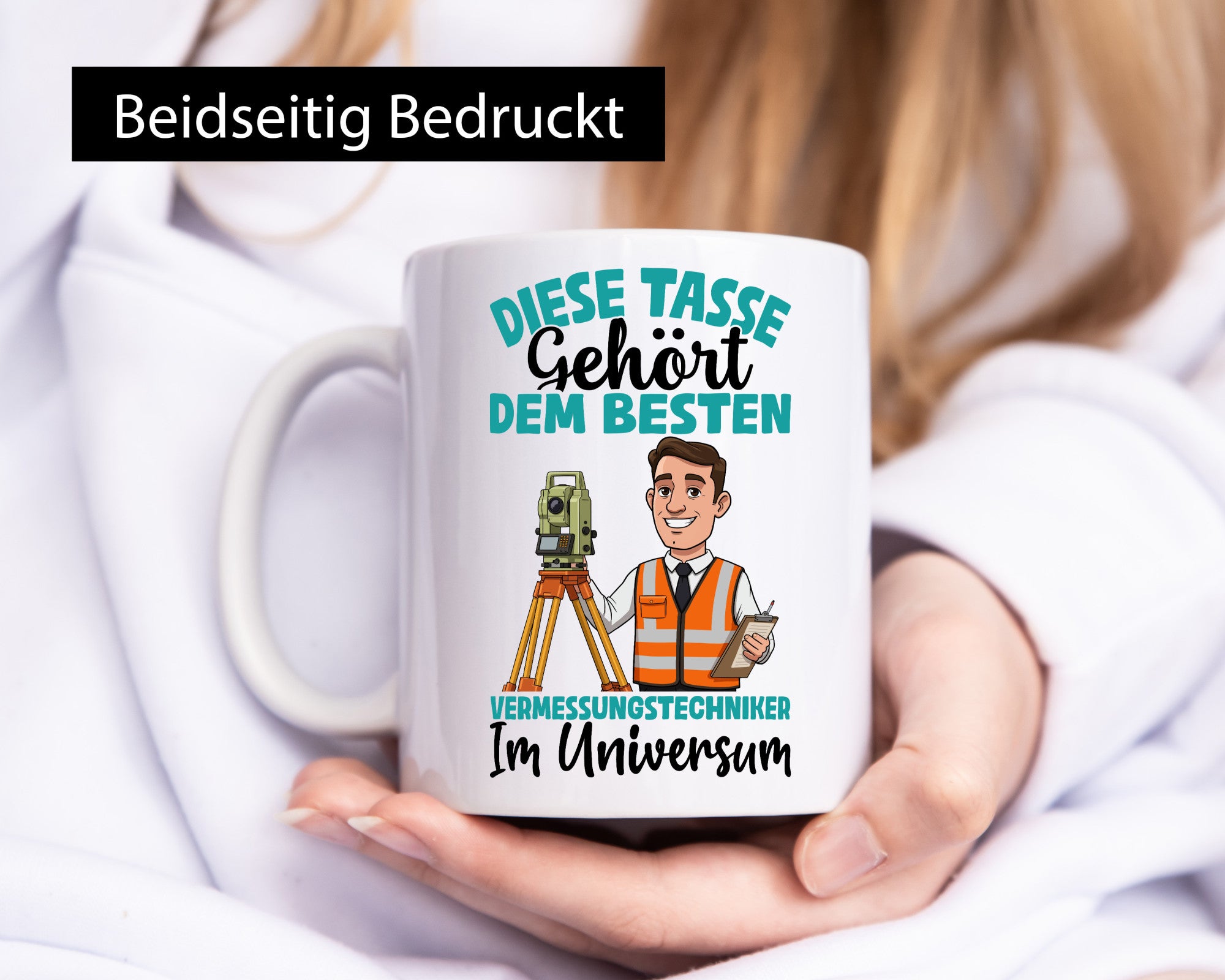 Im Universum: Vermessungstechniker | Techniker lustiger Spruch Geschenk Humor
