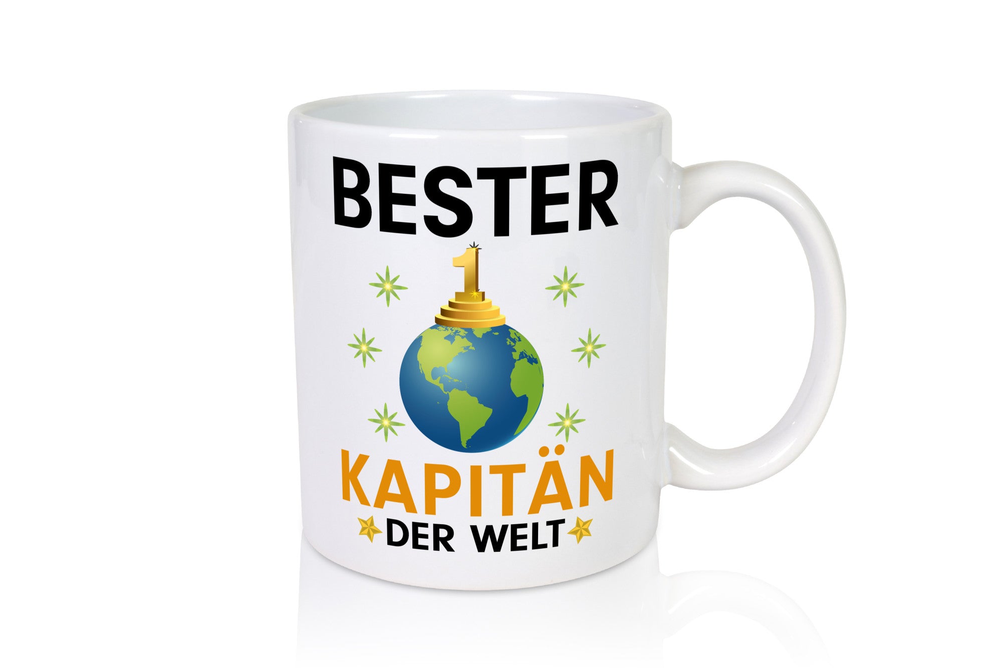Welt Bester Kapitän | Schiffskapitän Schiff Geschenkidee Humor Tasse