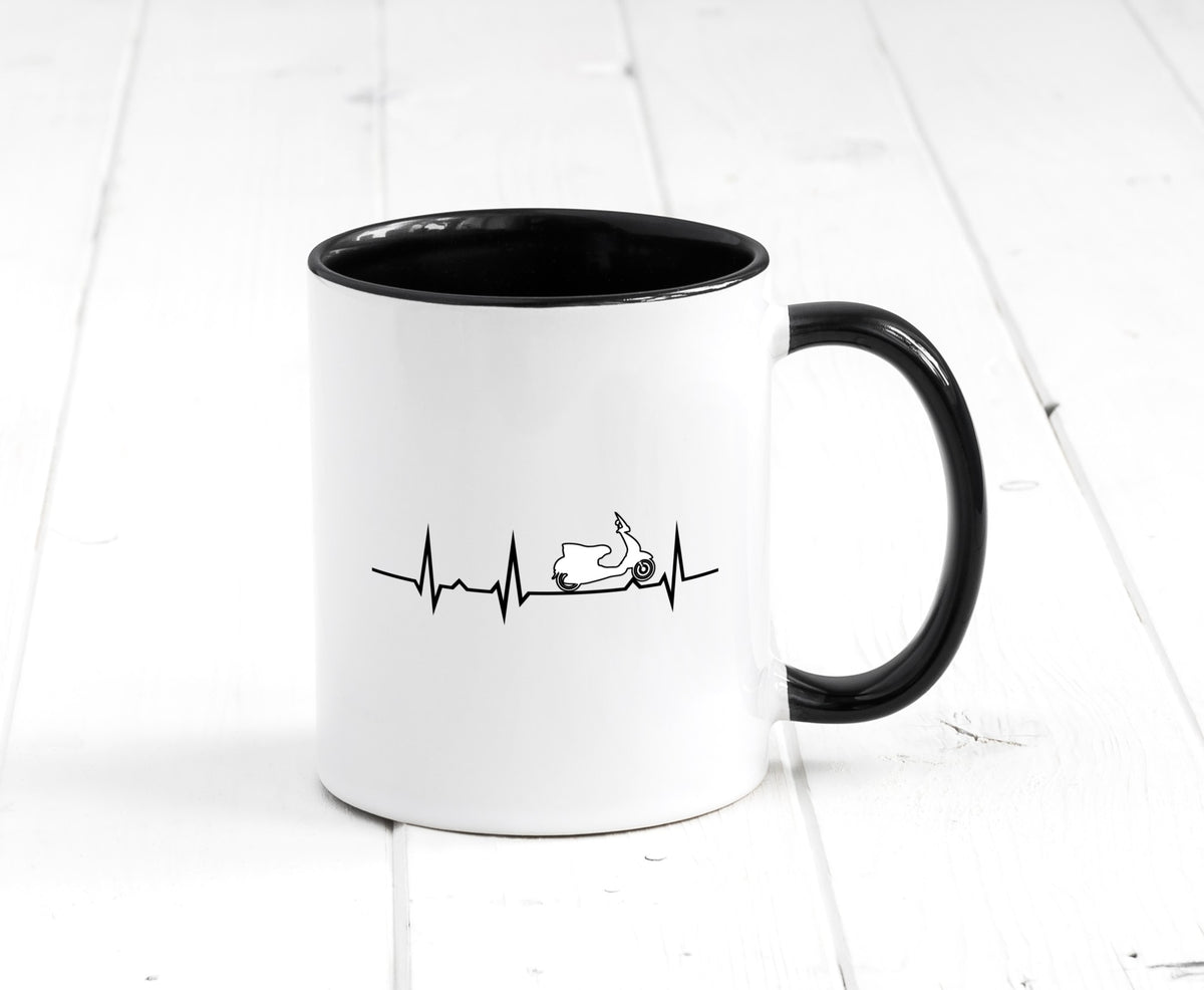 Moped Fahrer | Motiv Roller Mofa Motor-Fahrrad Humor Geschenkidee Tasse