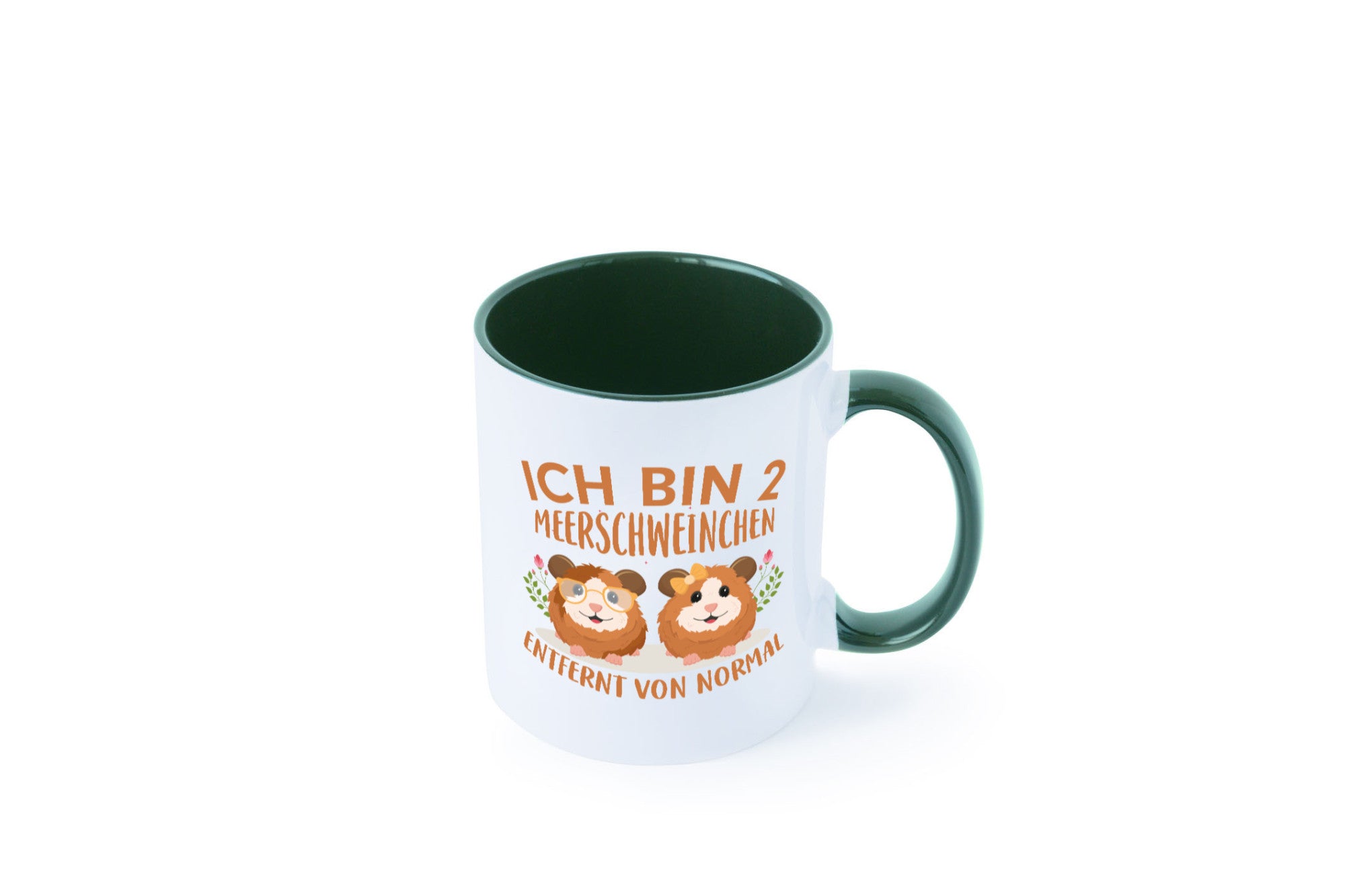 Zwei Meerschweinchen | Tierfreund Tasse Tier Liebe lustig Tierliebhaber Humor