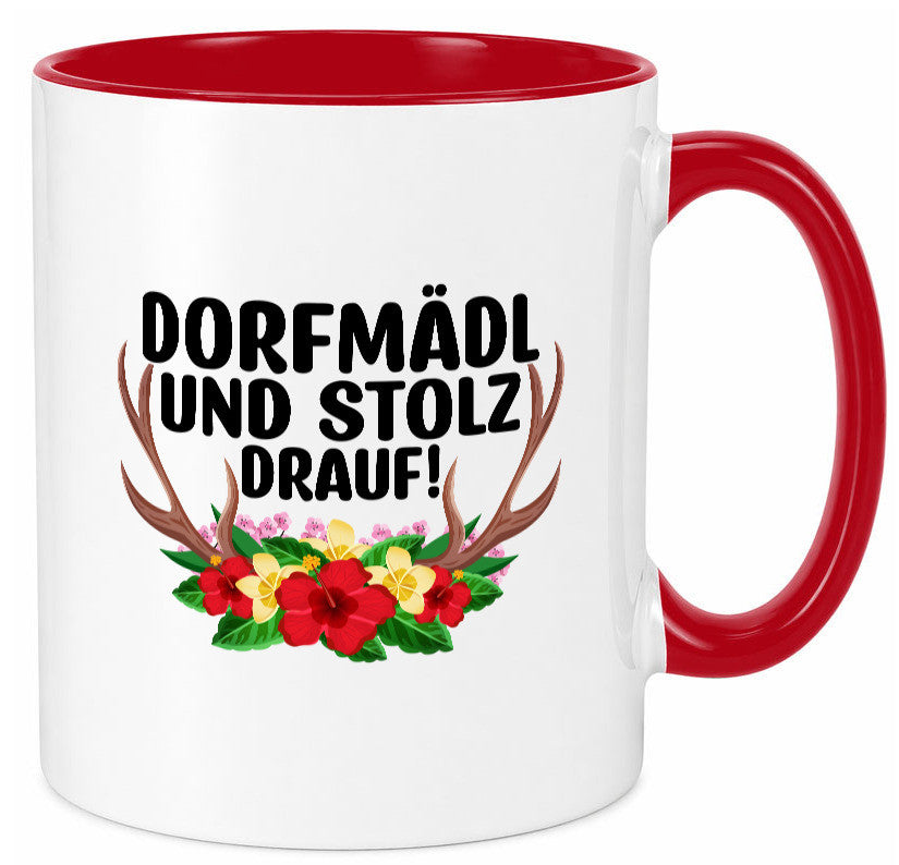 Dorfmädel und stolz drauf | Dorfkind Dorf v2 Geschenkidee Humor Tasse