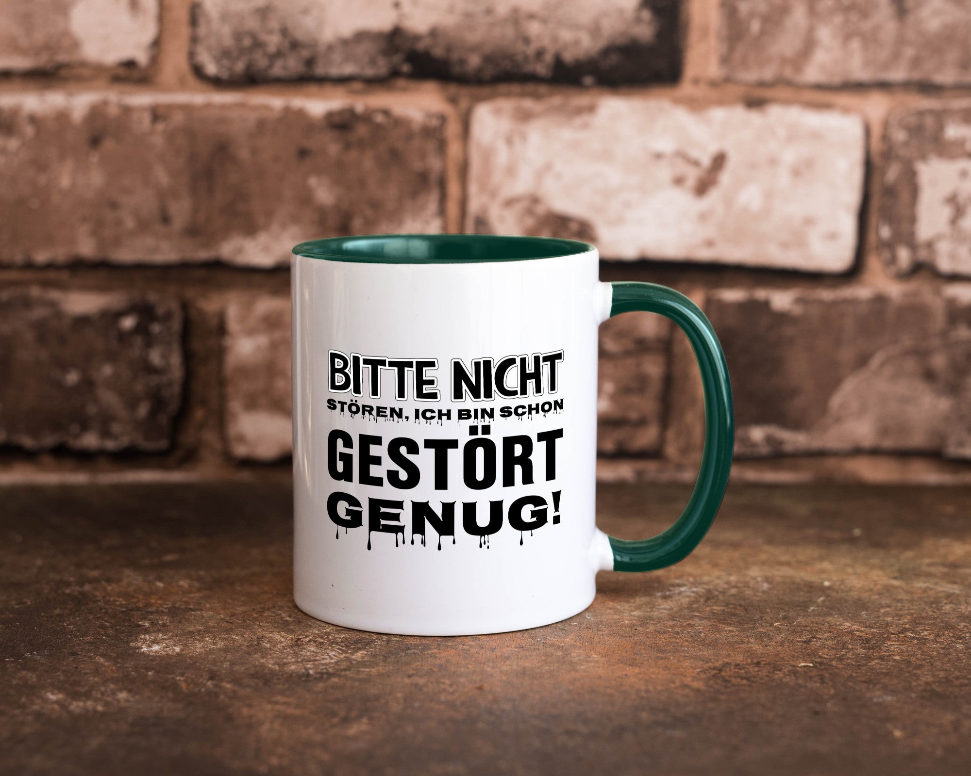 Ich bin schon gestört lustiger Spruch Geschenk Humor Geschenkidee Tasse