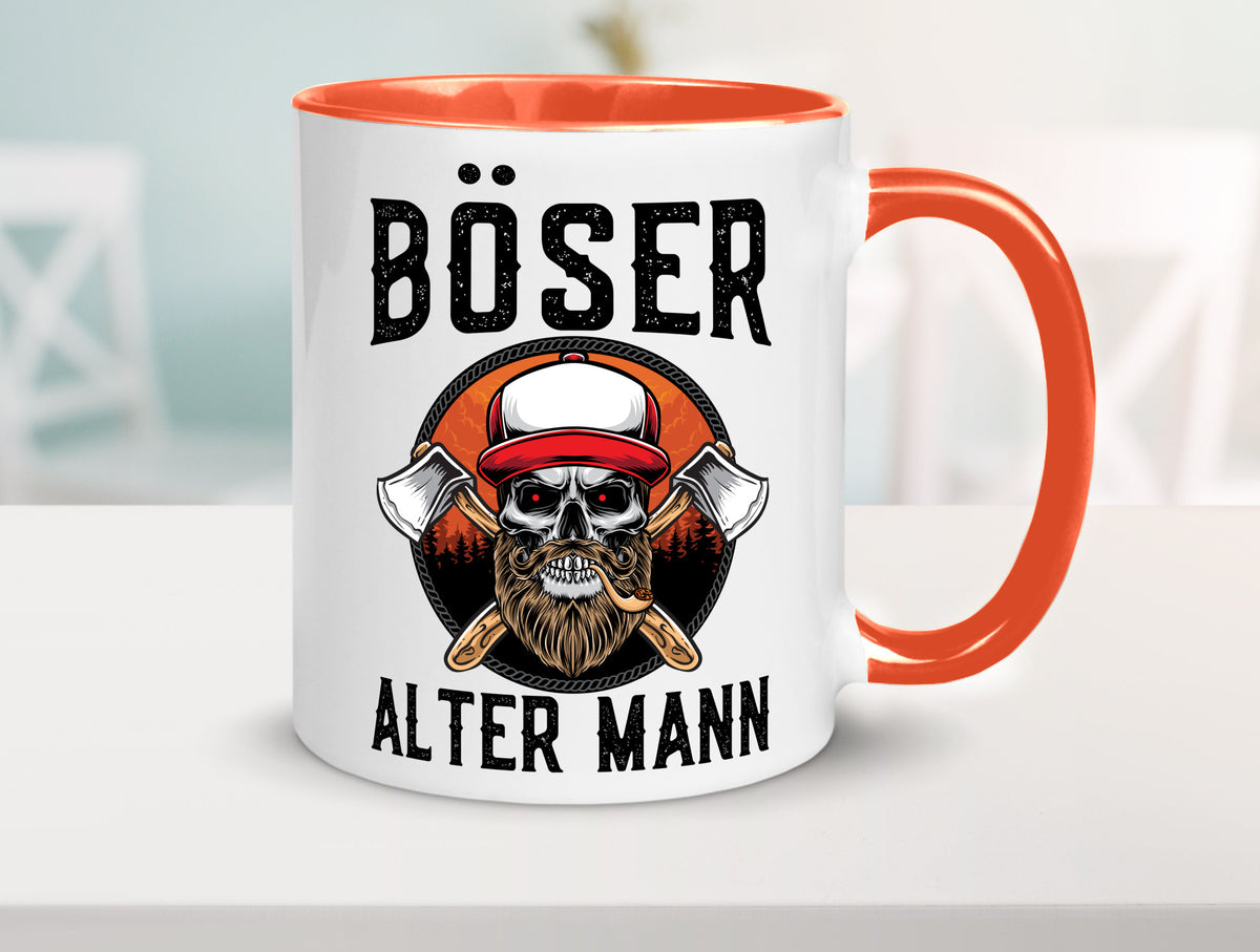 Böser alter Mann Humor Geschenkidee Tasse