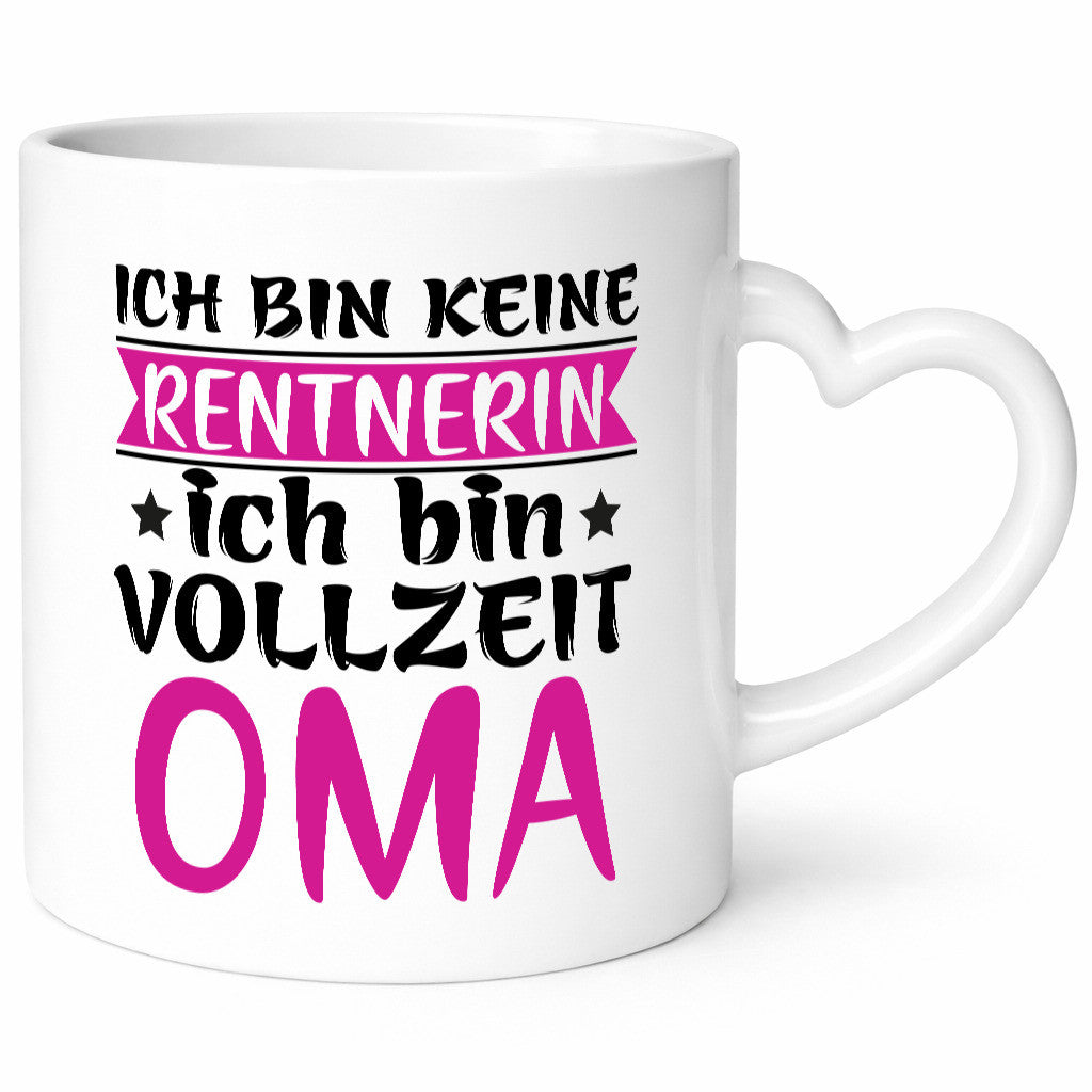 Ich bin eine Rentnerin | Vollzeit Oma Ruhestand Humor Familie Geschenkidee Tasse