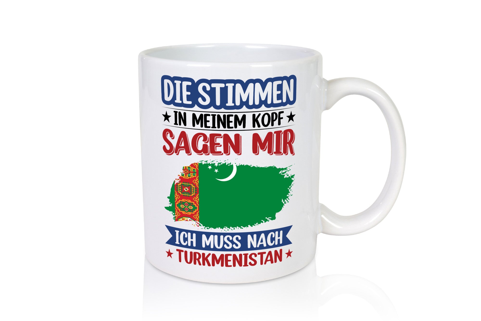 Turkmenistan | Urlaub Stimmen in meinem Kopf Traumland v2 Geschenk Humor