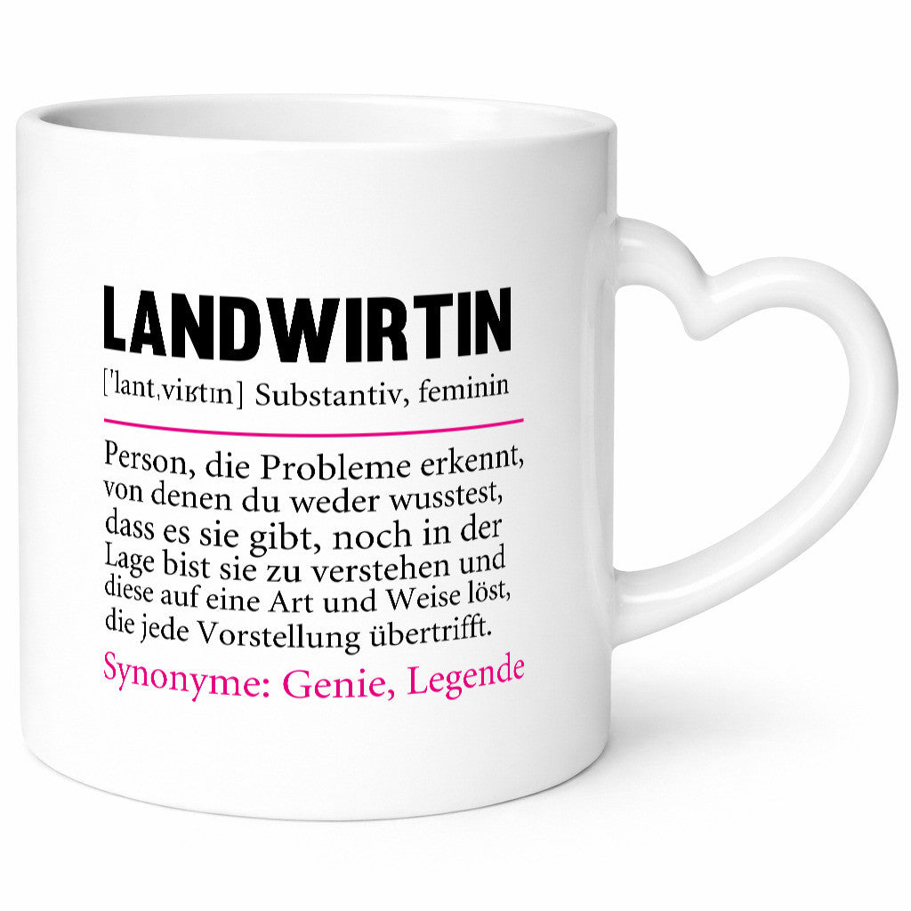 Landwirtin | Spruch Bäuerin Landwirtschaft lustig Humor Geschenkidee Geschenk