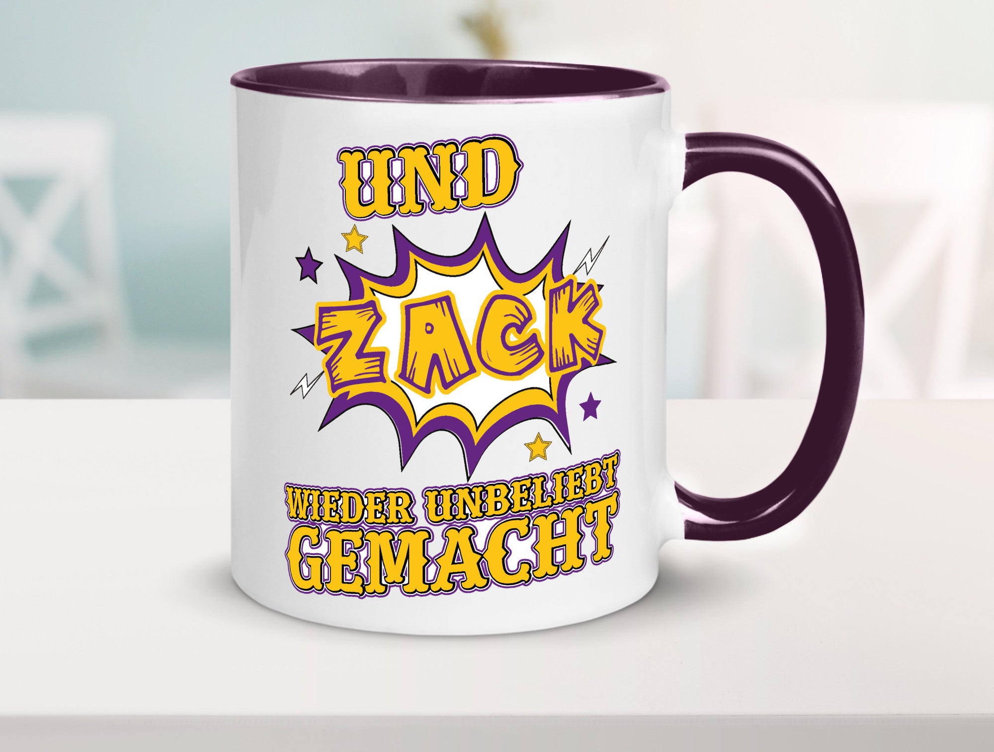 Wieder unbeliebt gemacht Geschenk Humor Geschenkidee lustiger Spruch Tasse