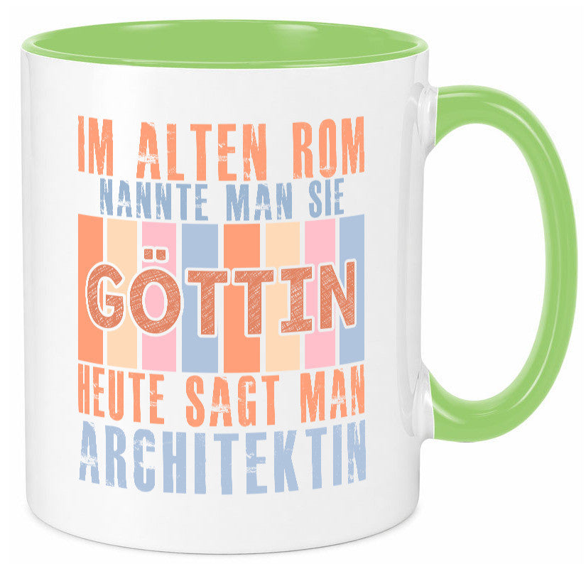 Heute sagt man: Architektin | Architektur Büro lustiger Spruch Geschenk Arbeit Tasse