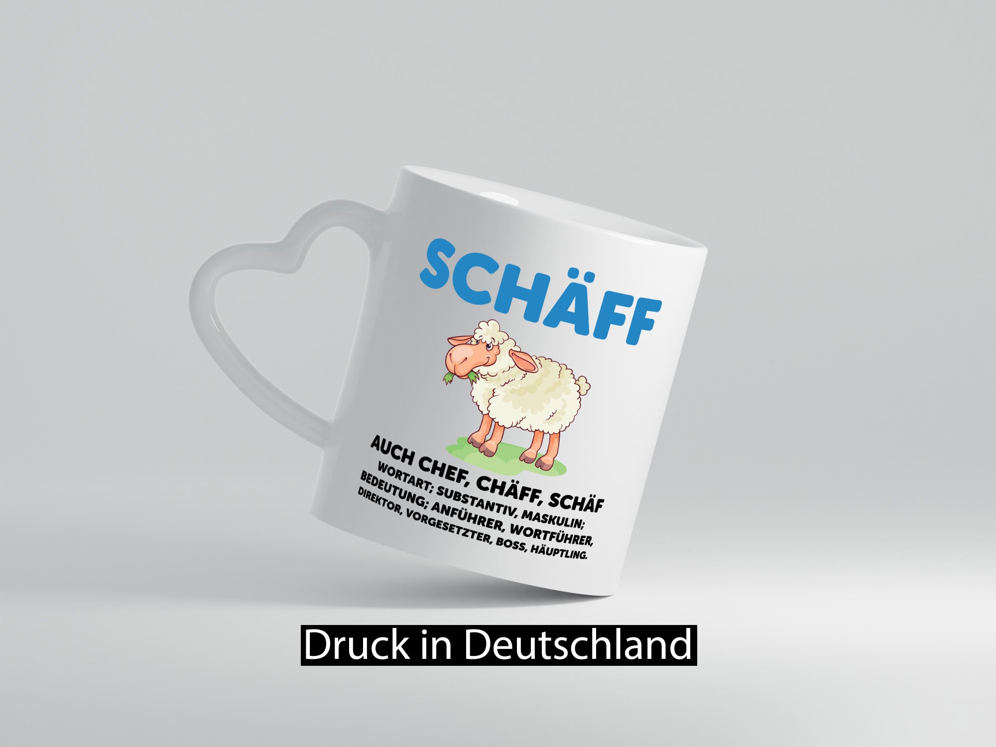 Chef | Arbeitgeber Boss Wortspiel Humor Arbeit Kollegen Büro Geschenkidee Tasse
