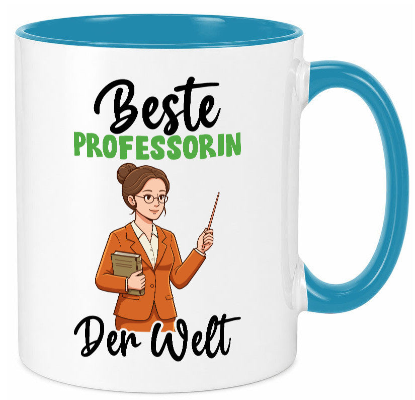 Beste Professorin | Uni Universität v2 Humor Geschenkidee Tasse