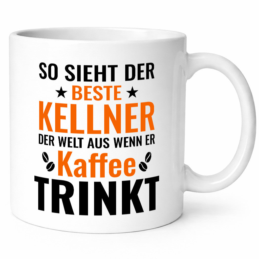 Kaffee trinkt: Kellner | kellnern Bedienung lustig Humor Geschenkidee Geschenk