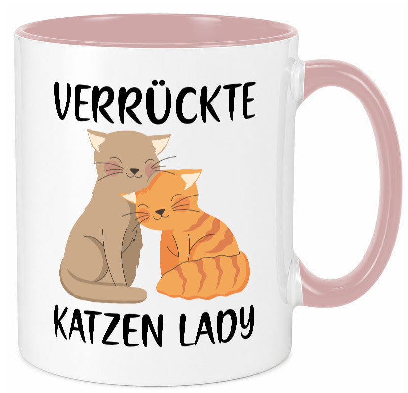 Verrückte Katzen Lady | Ich liebe Katzenliebhaber Geschenk Tierliebhaber Humor