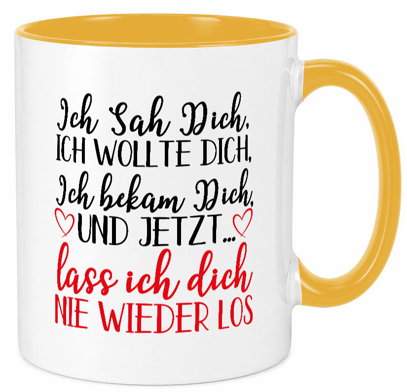 Ich will dich lustig Humor Geschenkidee Geschenk Tasse