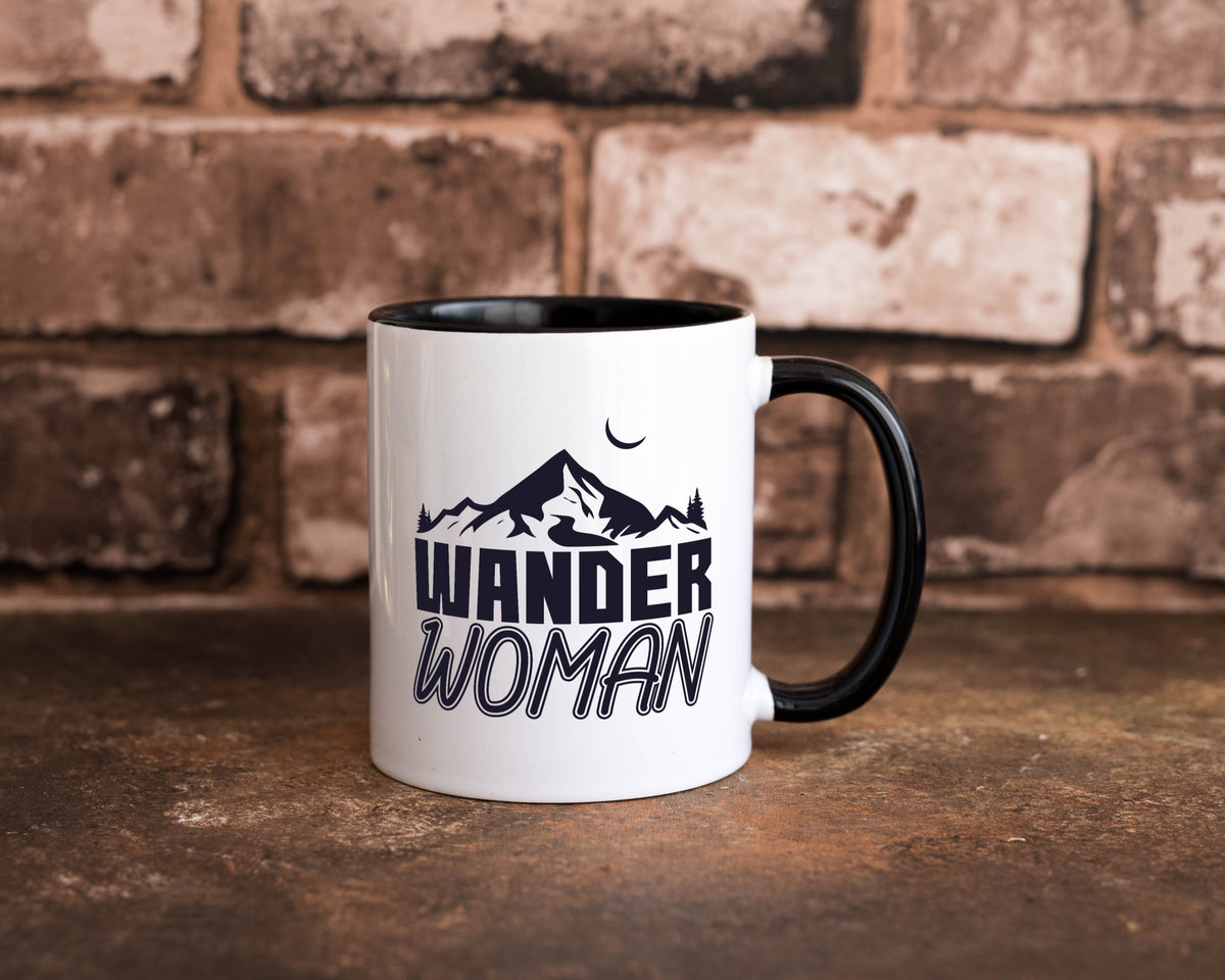 Wander Woman | Frauen Tasse Wanderer Bergsteigen lustig Familie Geschenkidee