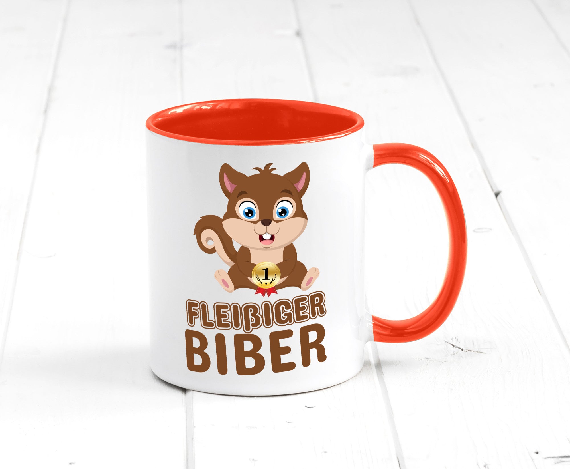 Fleißiger Biber | Motiv Tasse Kinder Geburtstag lustig Geschenkidee Geschenk